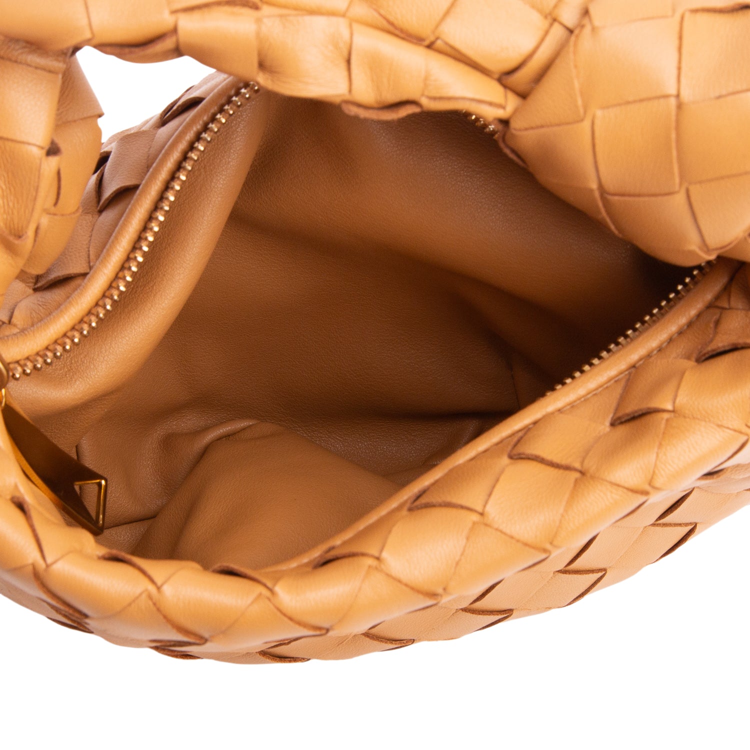Bottega Veneta Brown Lambskin Intrecciato Mini Jodie