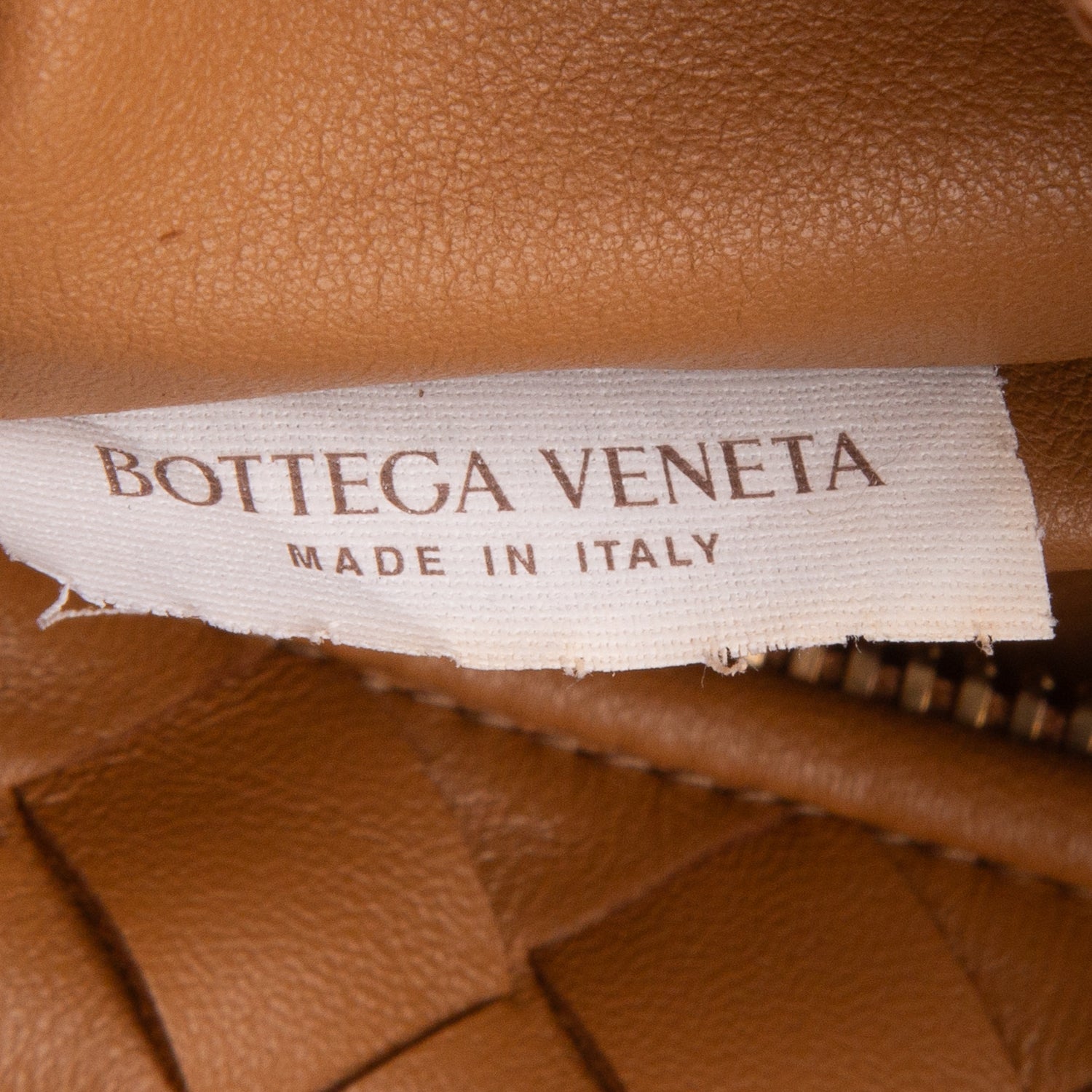 Bottega Veneta Brown Lambskin Intrecciato Mini Jodie