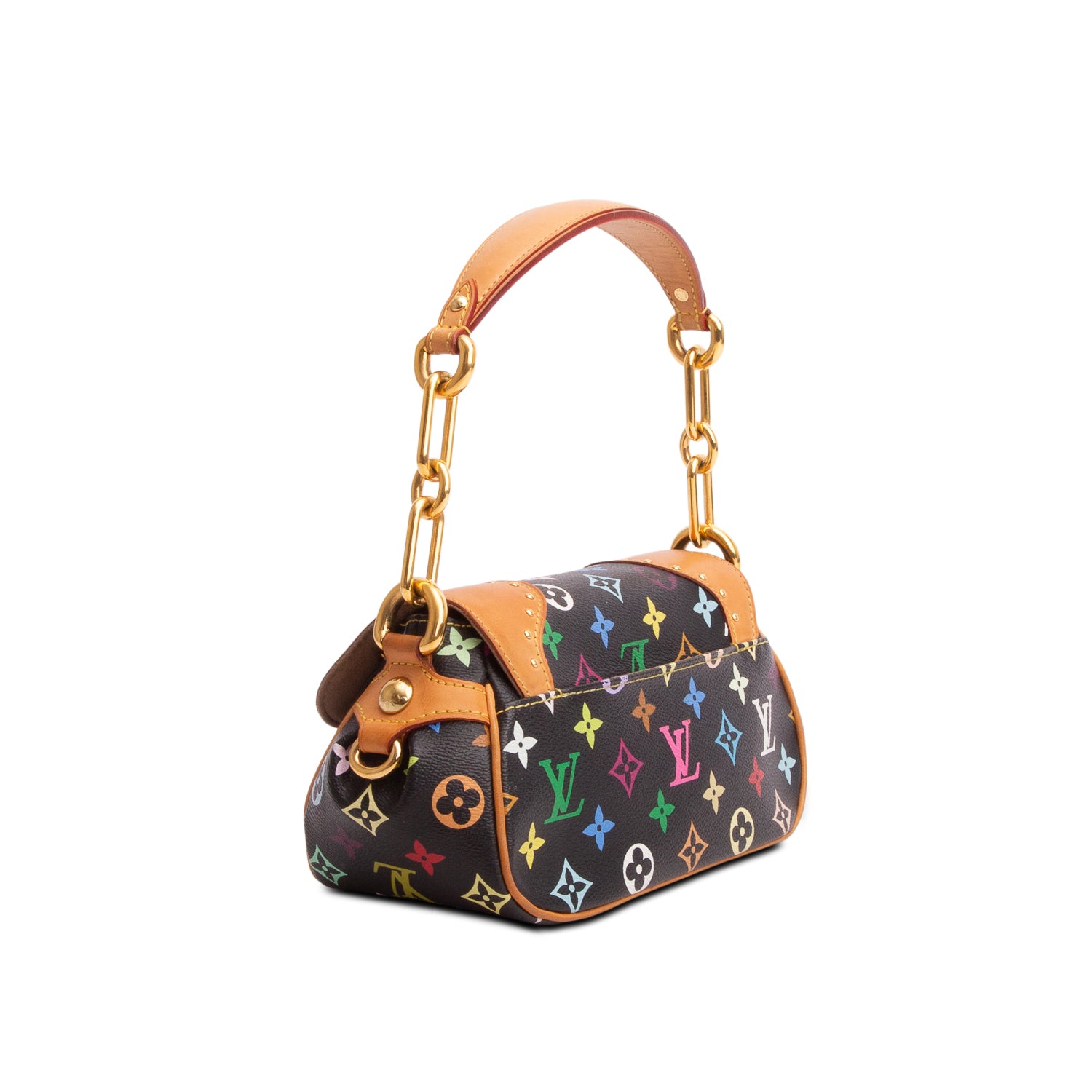 Louis Vuitton Black Multicolor Monogram Marilyn Shoulder Bag