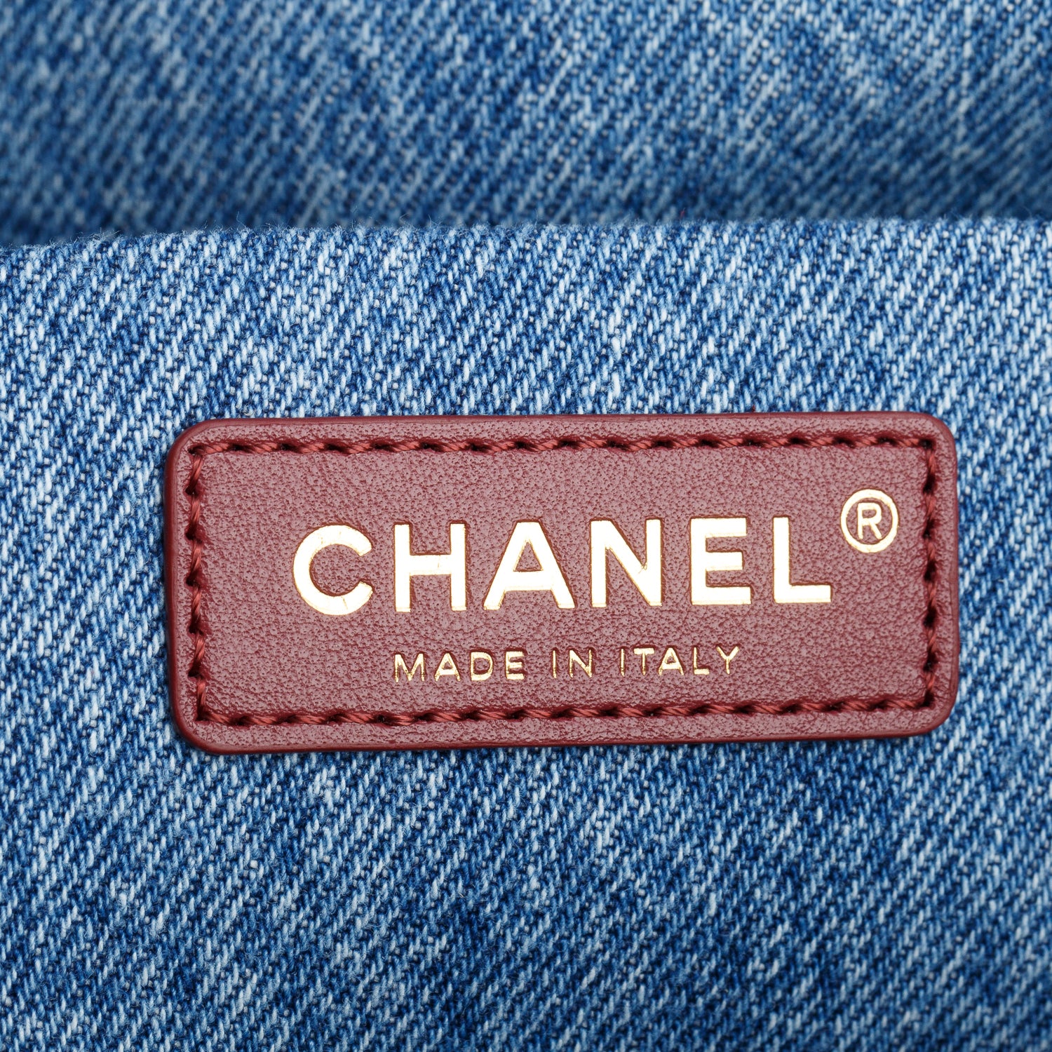 Chanel Blue Denim Souplissimo Maxi Flap w/ Box