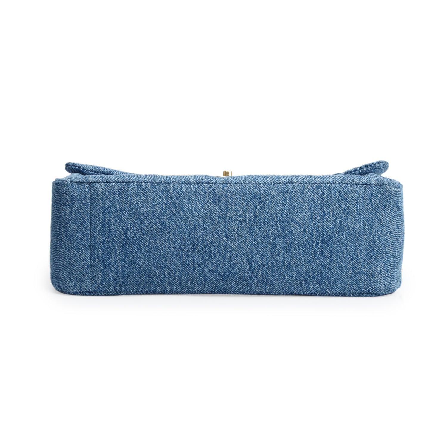 Chanel Blue Denim Souplissimo Maxi Flap w/ Box