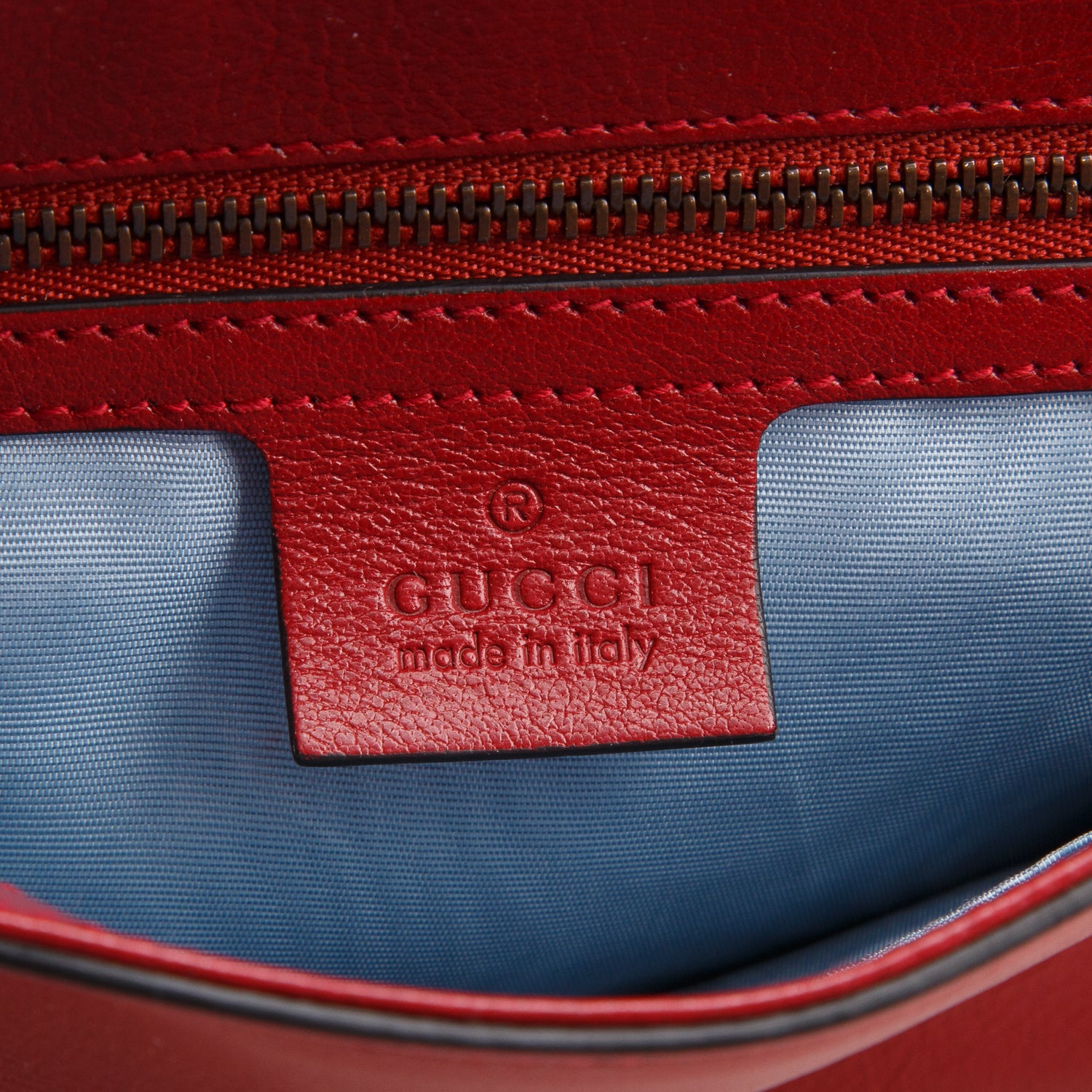 Gucci Calfskin Diagonal GG Medium Thiara Double Envelope Shoulder Bag w/ Strap