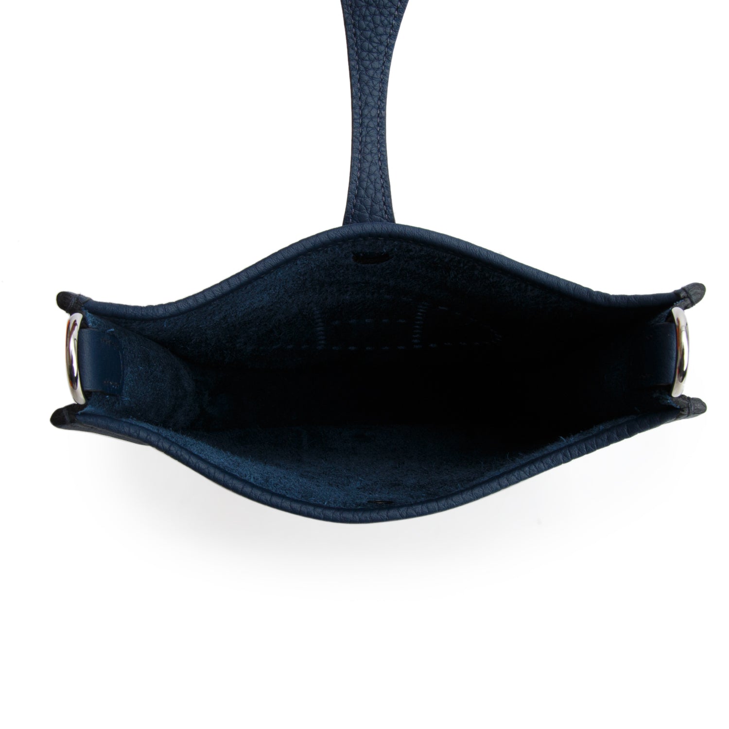 Hermes 2024 Bleu Nuit/Azur/Mauve Pale Taurillon Clemence Amazone Evelyne TPM 16 w/ Box