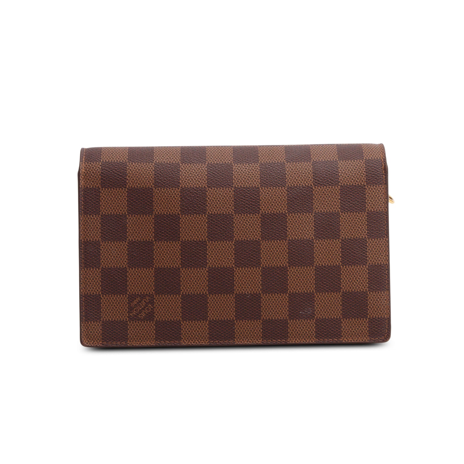 Louis Vuitton 2022 Damier Ebene Vavin Chain Wallet w/ Box & Receipt