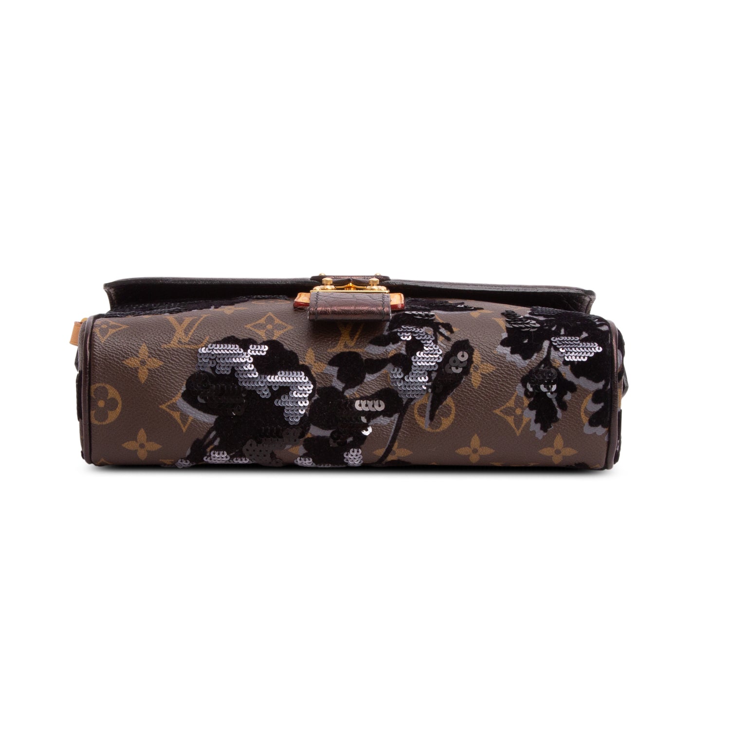 Louis Vuitton Monogram Fleur De Jais Carrousel Clutch
