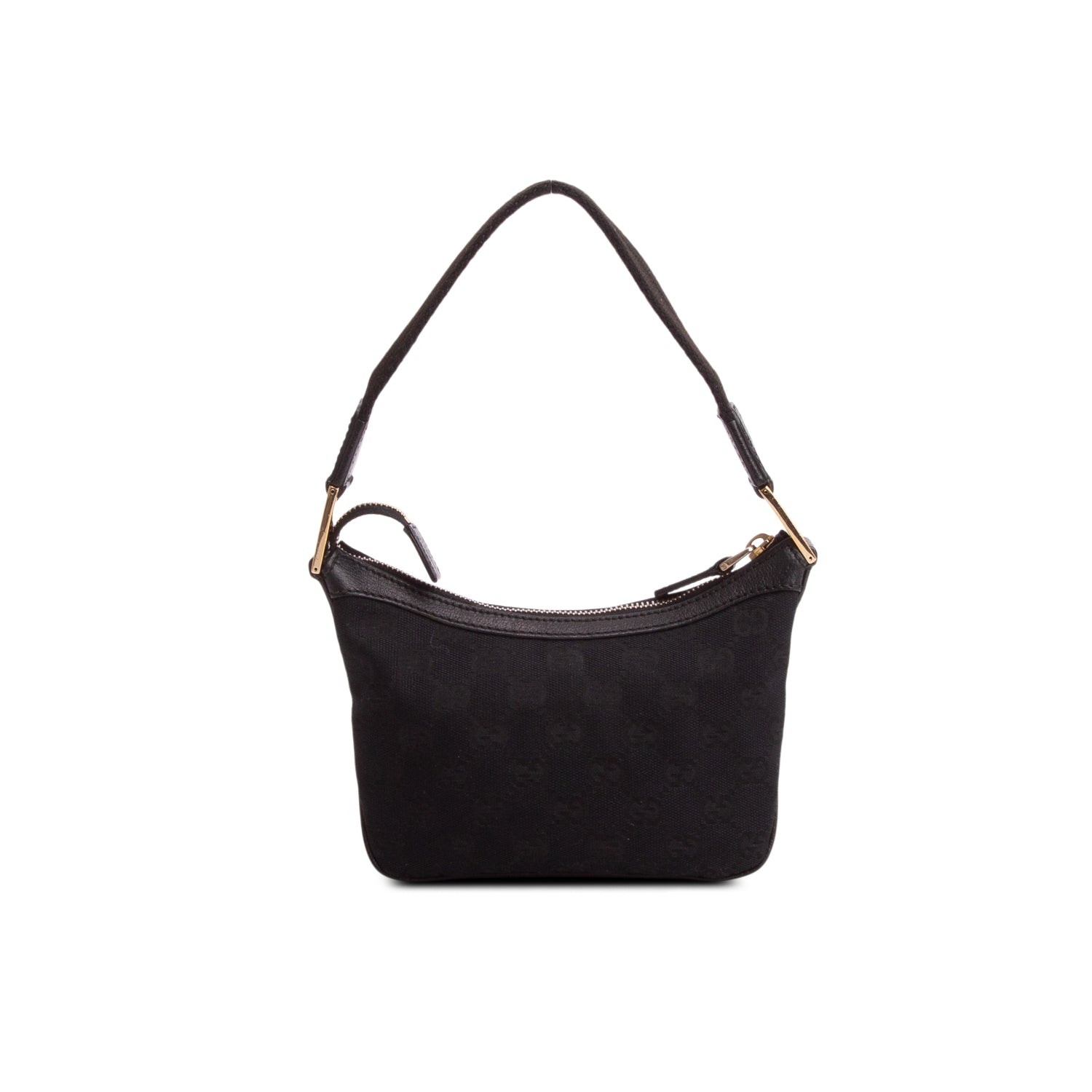 Gucci Black Monogram Mini Shoulder Bag
