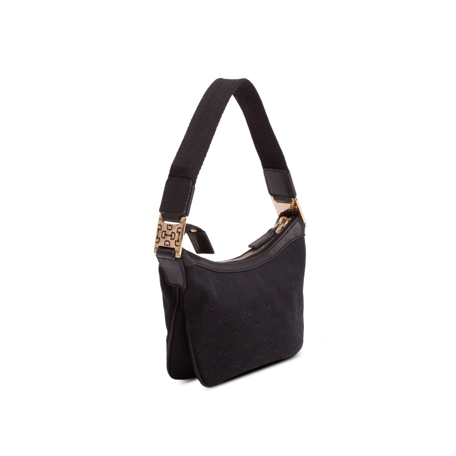 Gucci Black Monogram Mini Shoulder Bag
