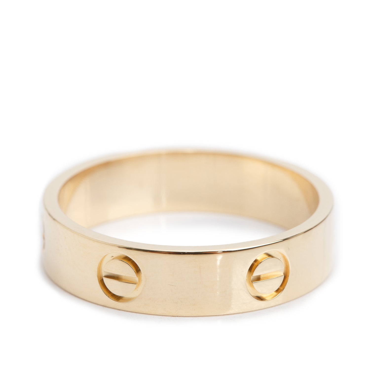 Cartier 2024 18k Yellow Gold 5.5 MM Love Ring, Classic Model, Size 64 10.75 w/ Box, Receipt & Certificate