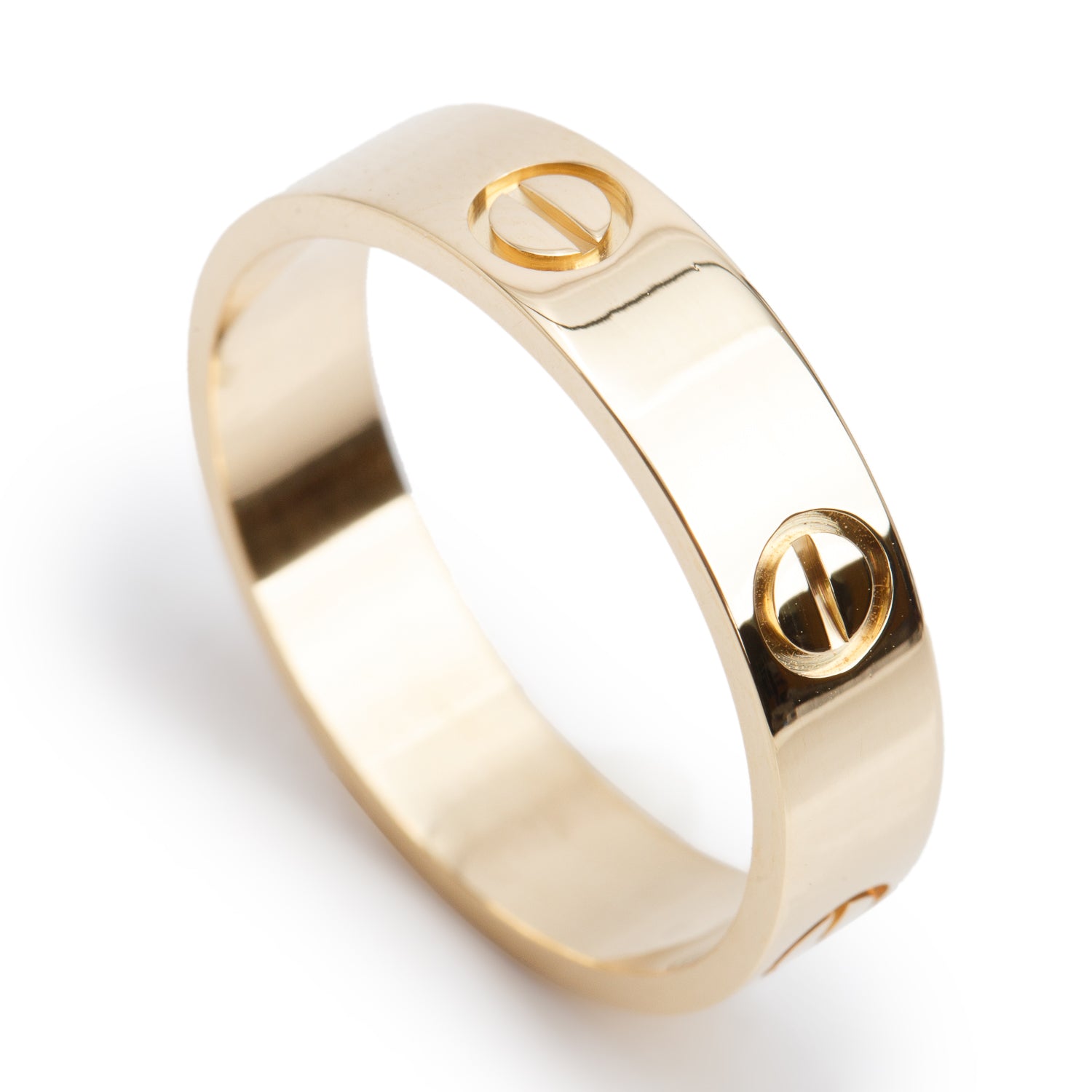 Cartier 2024 18k Yellow Gold 5.5 MM Love Ring, Classic Model, Size 64 10.75 w/ Box, Receipt & Certificate