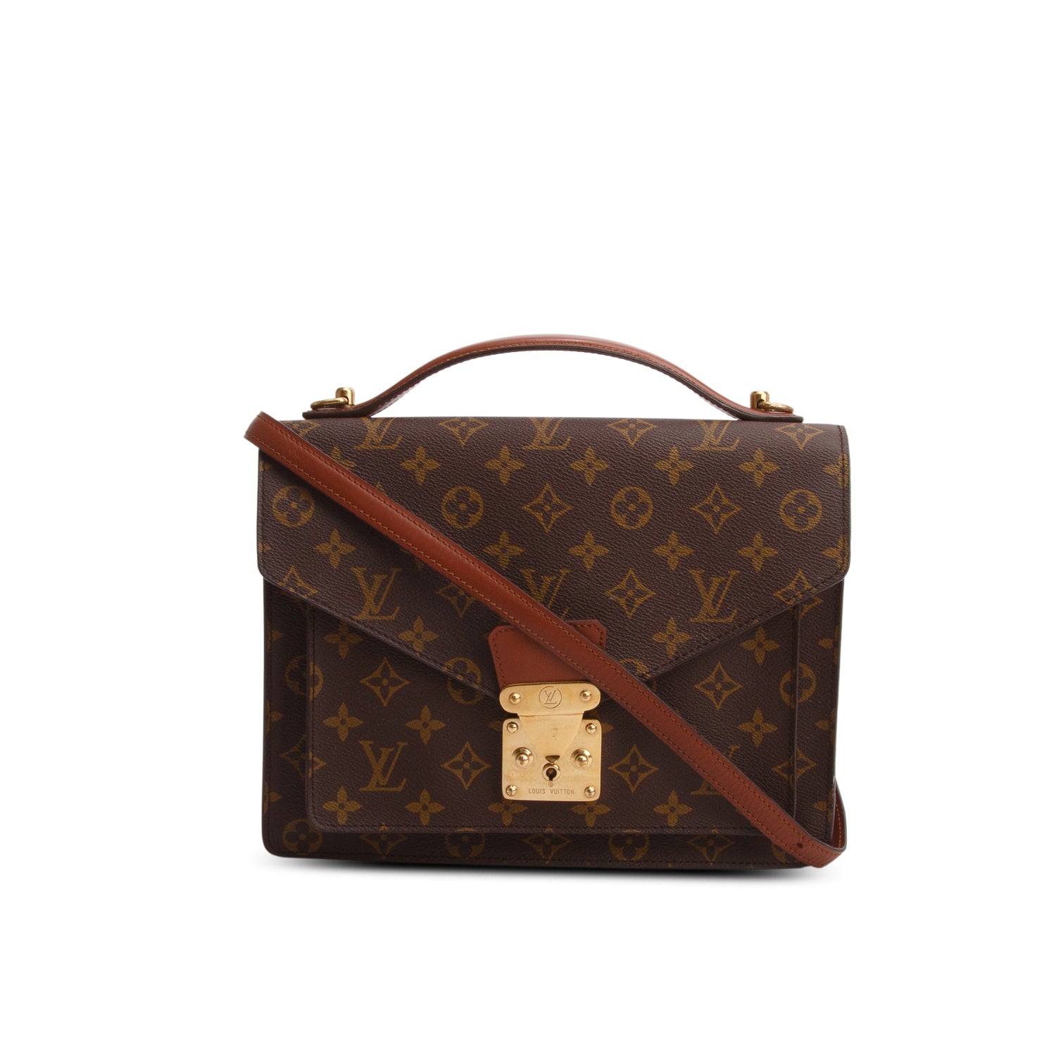 Louis Vuitton Vintage Monogram Monceau 28 w/ Strap