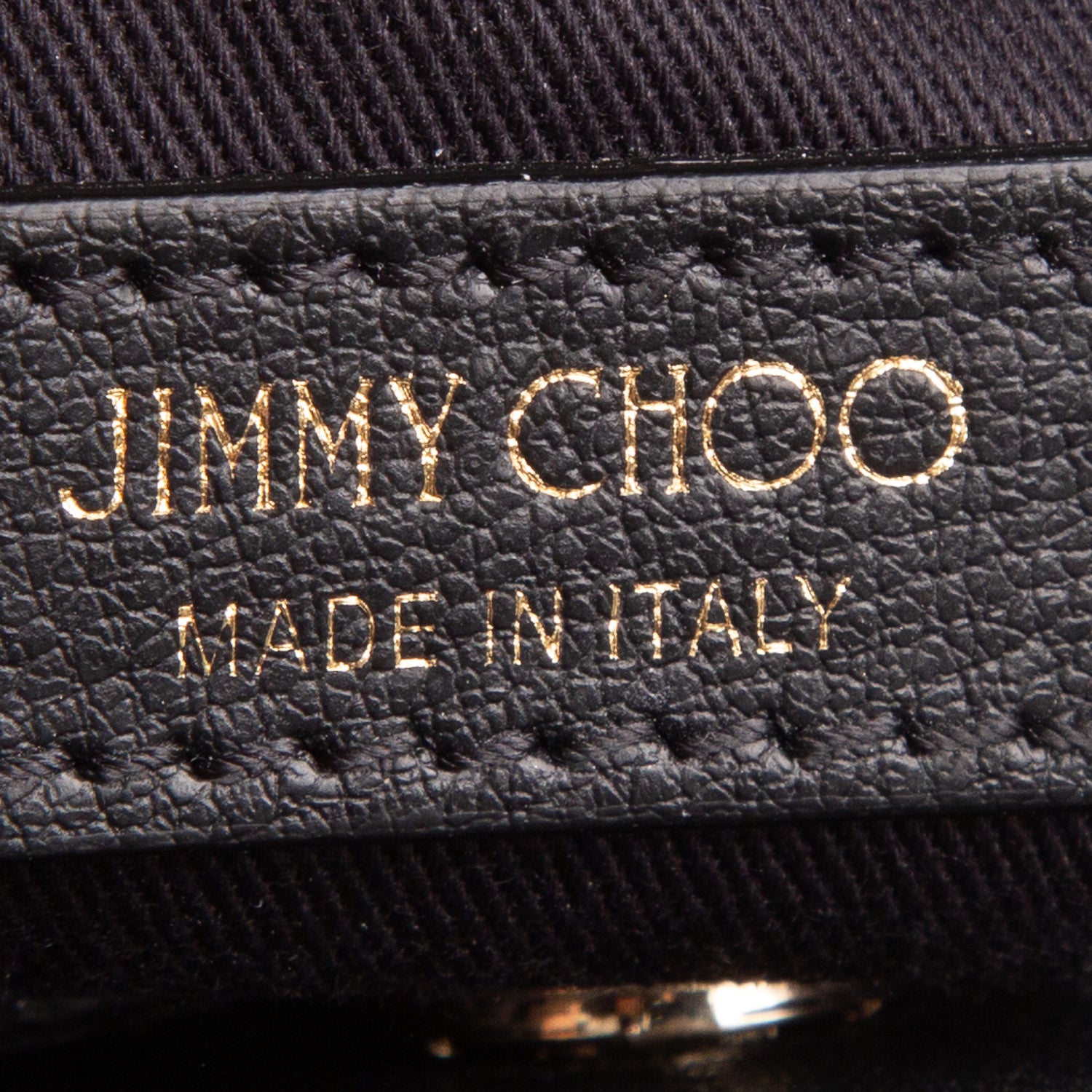 Jimmy Choo Black Leather Varenne Mini Tote w/ Authenticity Card & Strap
