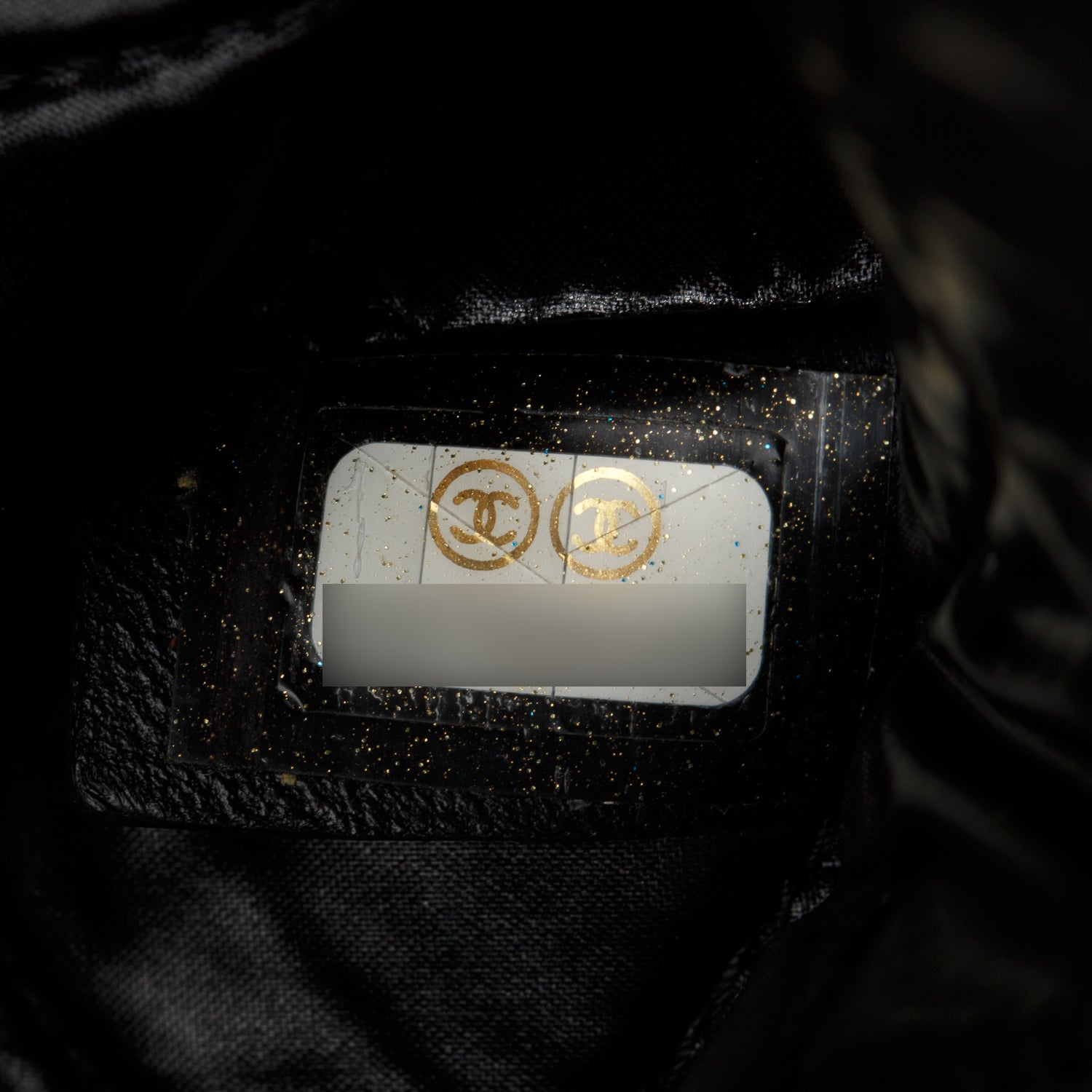 Chanel Black Lambskin Quilted Double Stich O-Case w/ Box & Authenticity Card