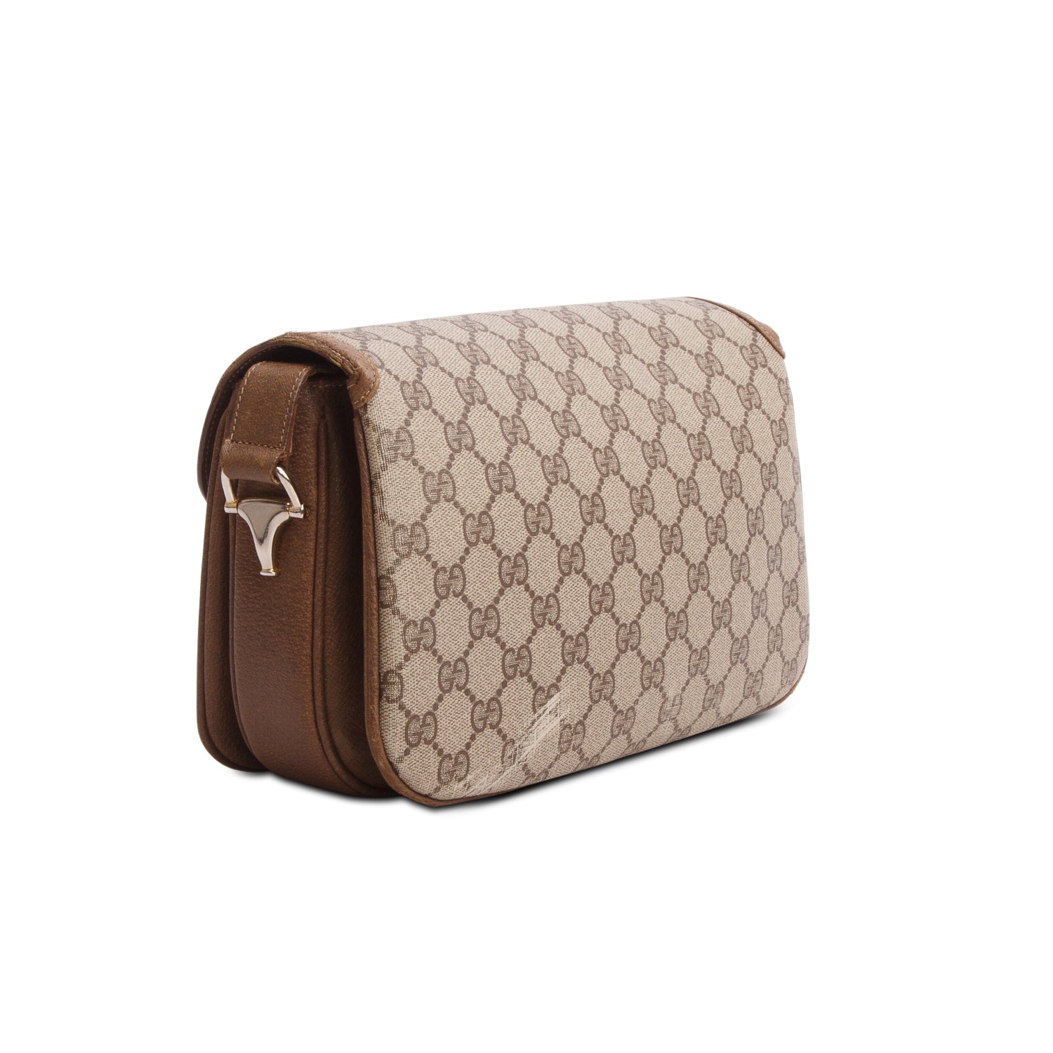 Gucci Vintage GG Supreme Monogram Horsebit 1955 Medium Shoulder Bag