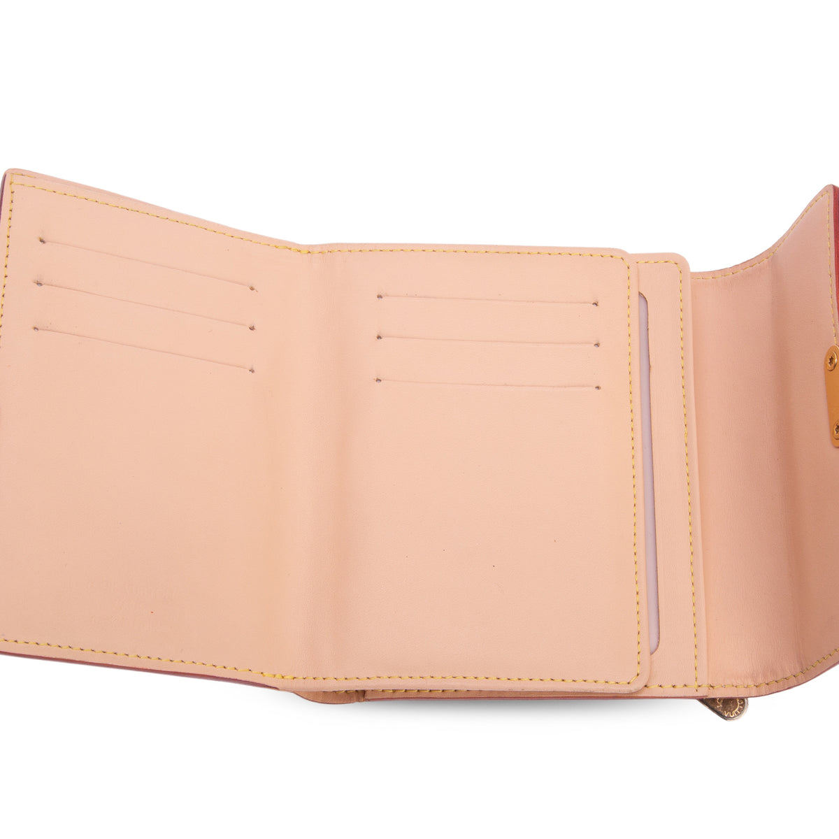 Louis Vuitton White Multicolore Koala Compact Wallet w/ Box