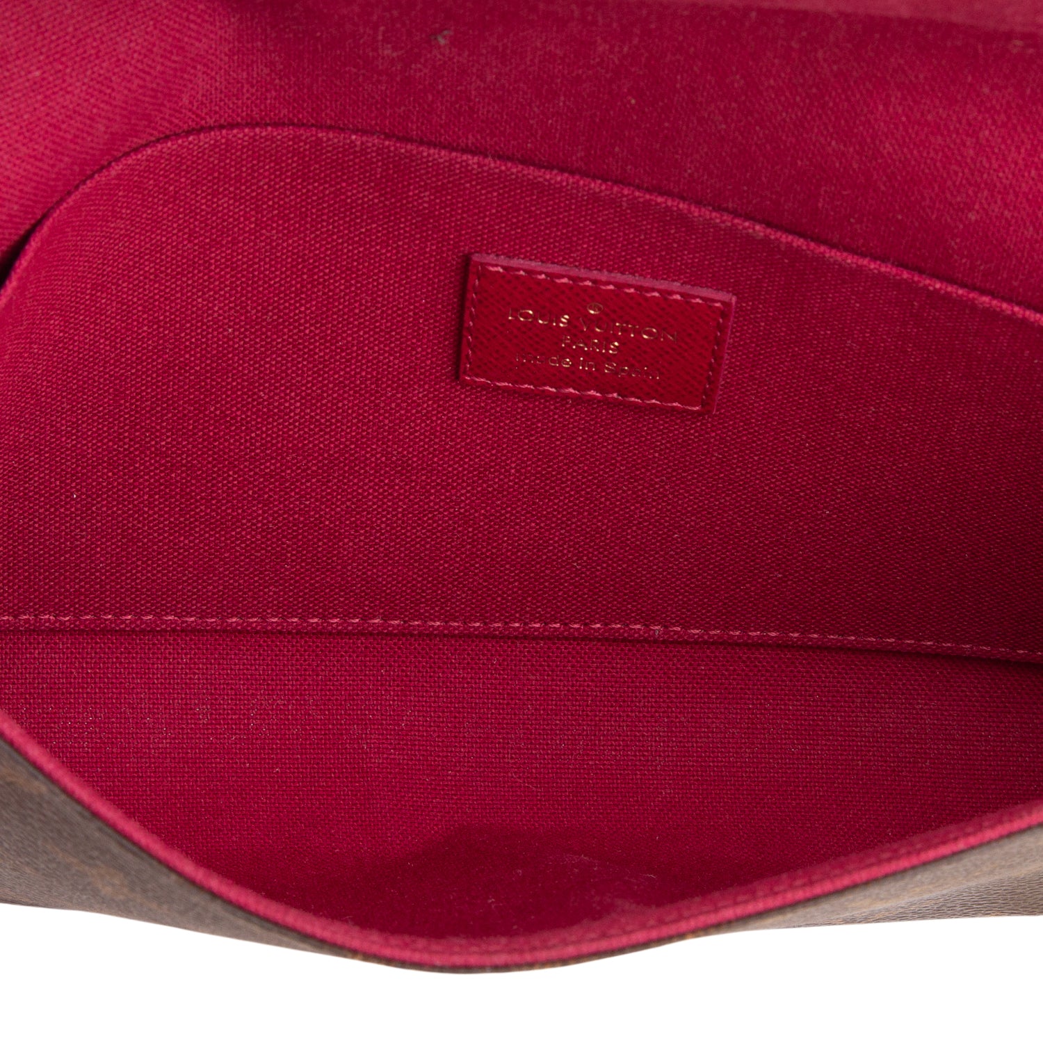 Louis Vuitton Fuschia Monogram Pochette Felicie Wallet on Chain w/ Box & Inserts
