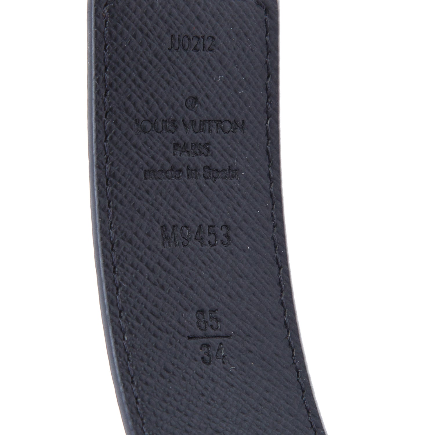 Louis Vuitton 2022 Monogram Canvas Black Leather Reversible LV Initials 30 MM Belt 85 34 w/ Box