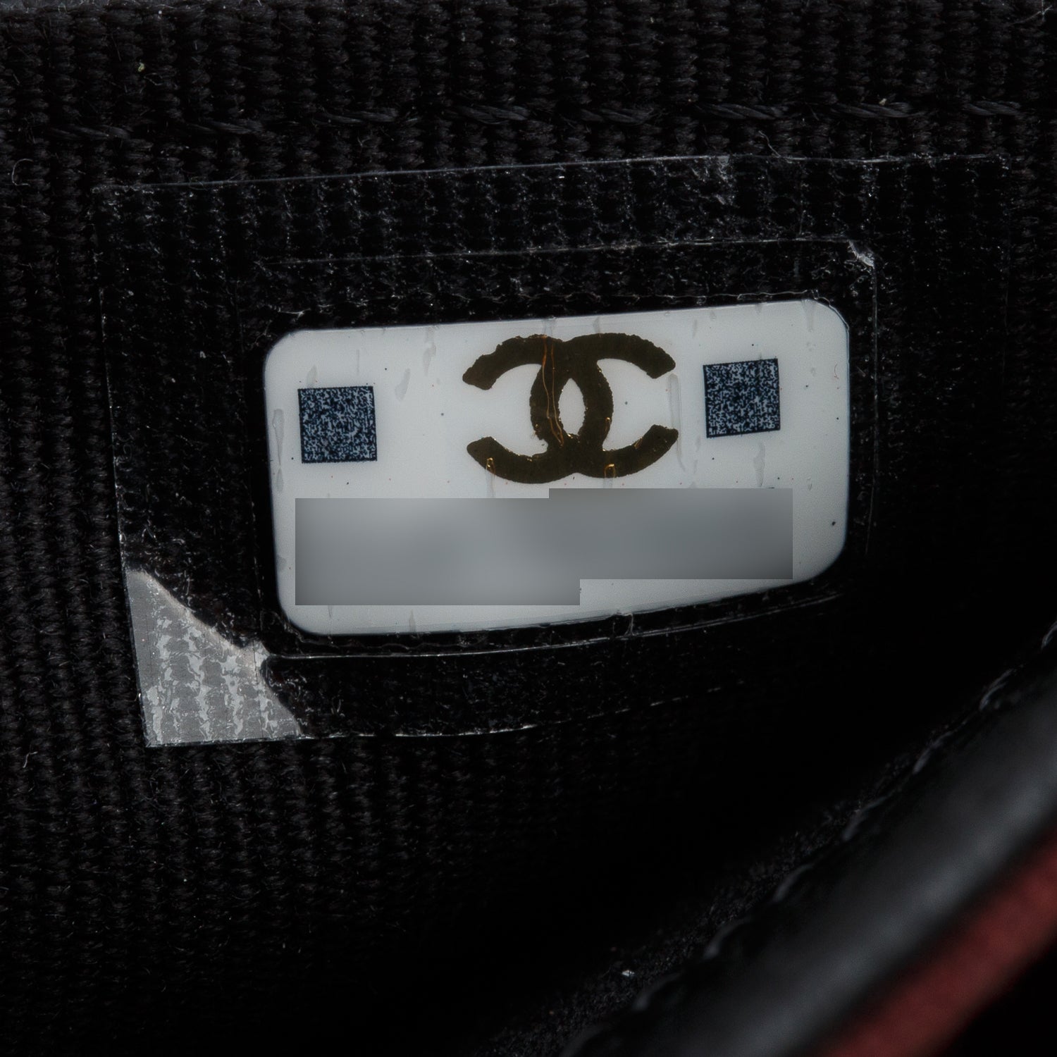 Chanel Black  Caviar Leather Classic Flap Card Holder w/ Box