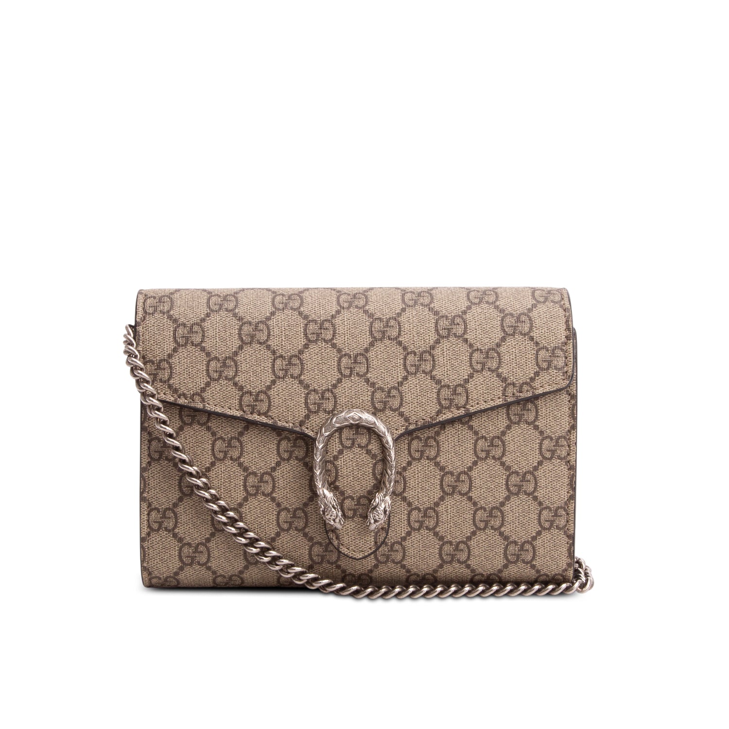 Gucci Dionysus GG Supreme Wallet on Chain w/ Box
