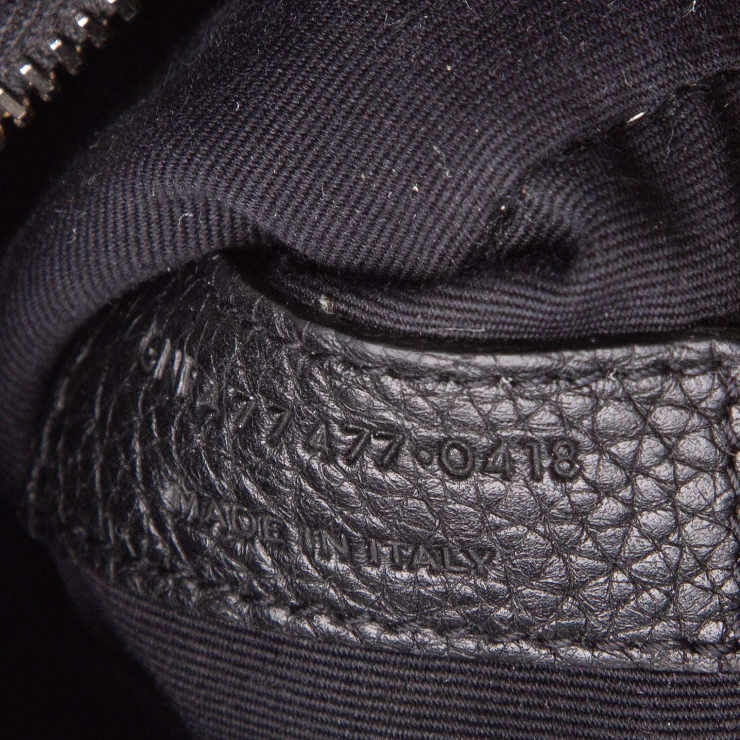 Saint Laurent Black Grained Leather Baby Sac De Jour w/ Strap
