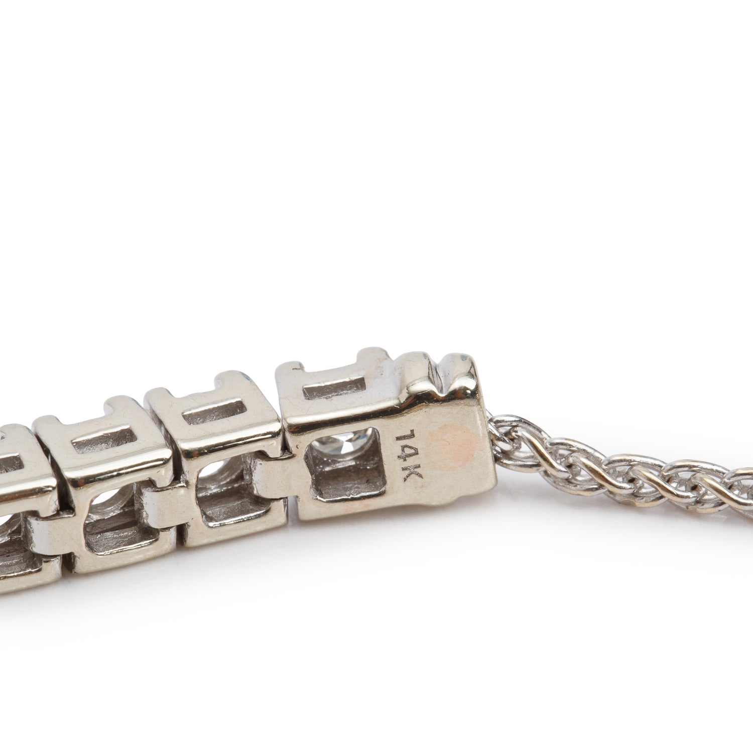 14k White Gold 3.75 tcw. Diamond Tennis Bracelet