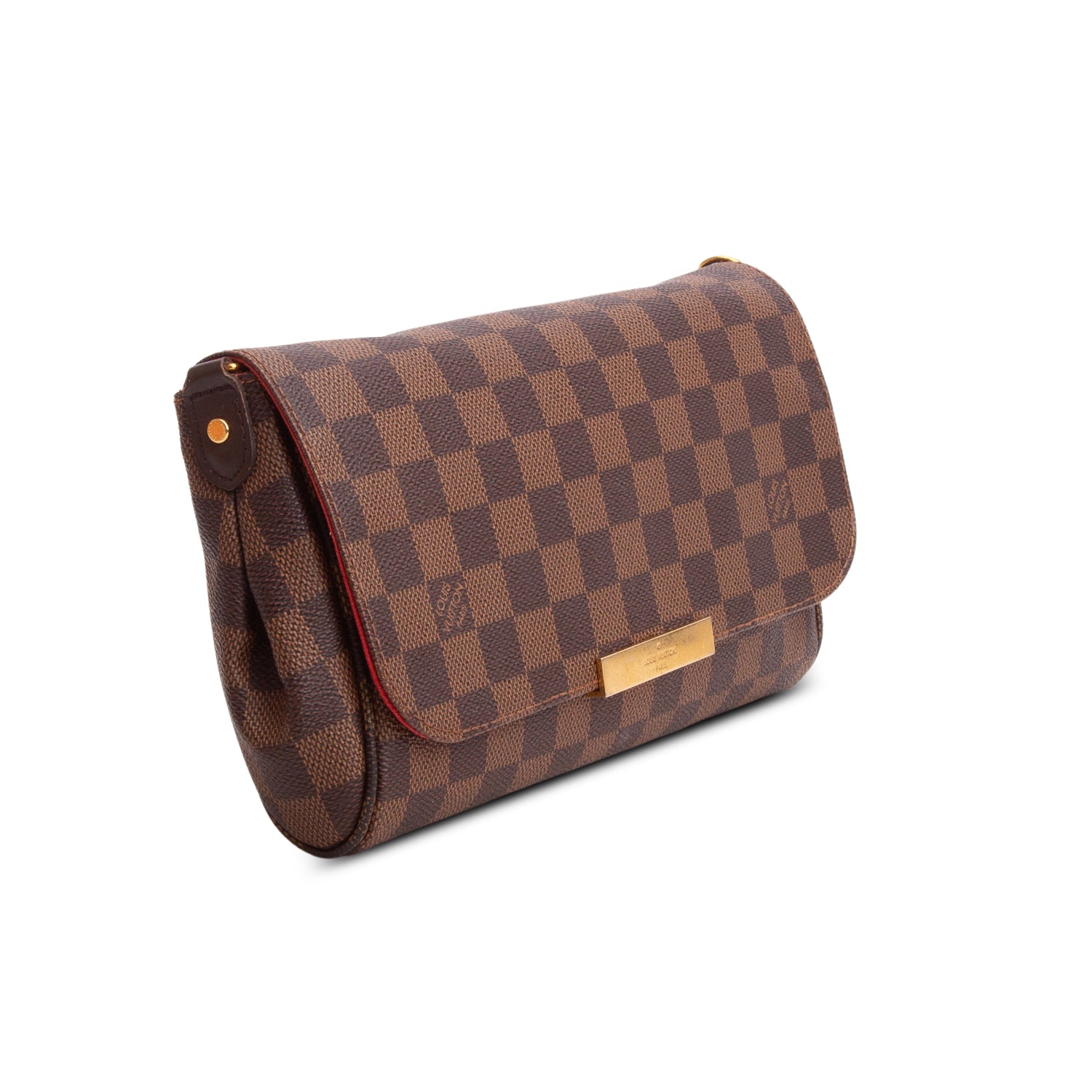 Louis Vuitton Damier Ebene Favorite MM w/ Box, Strap & Receipt