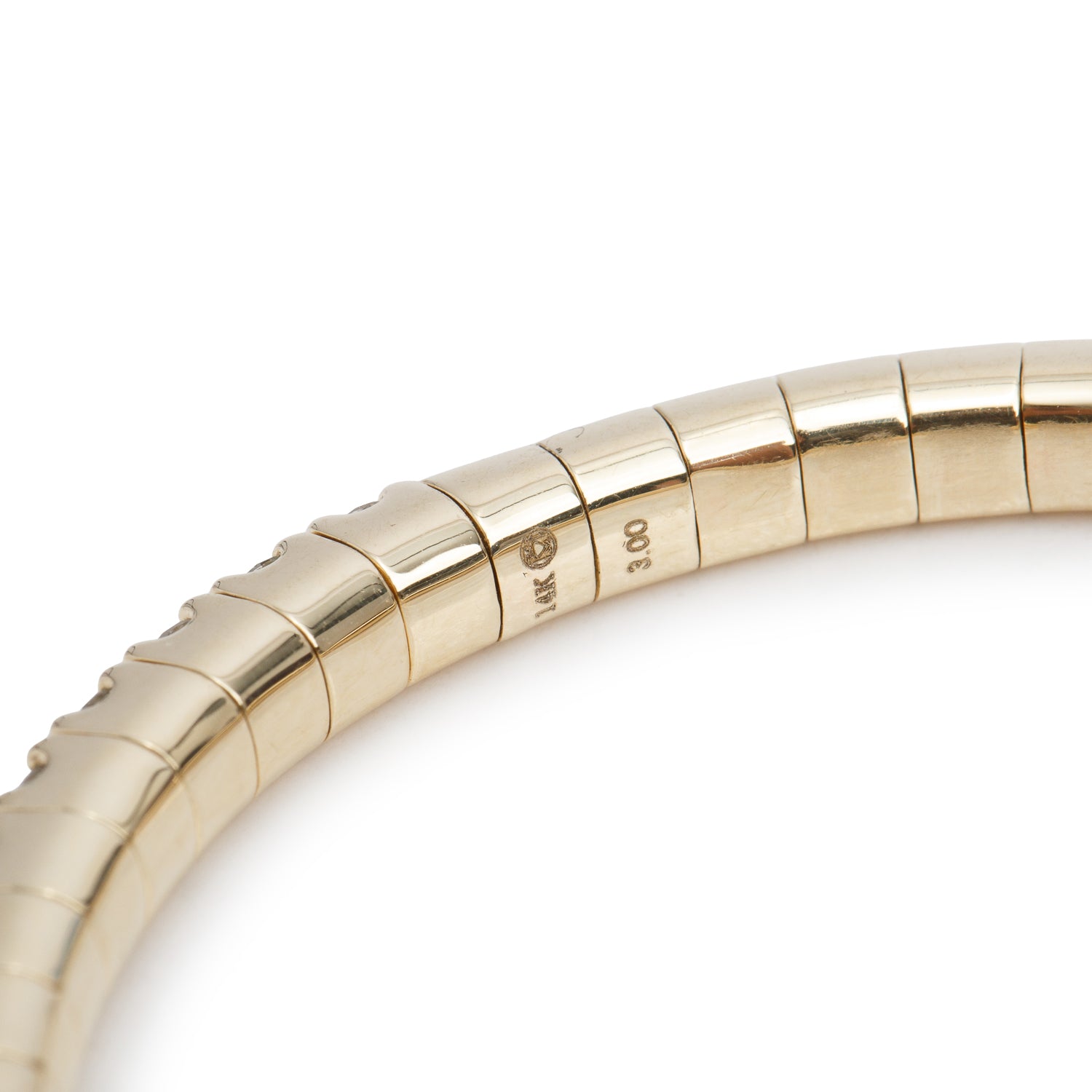 14k Yellow Gold 3.00 tcw. Diamond Expandable Link Bracelet