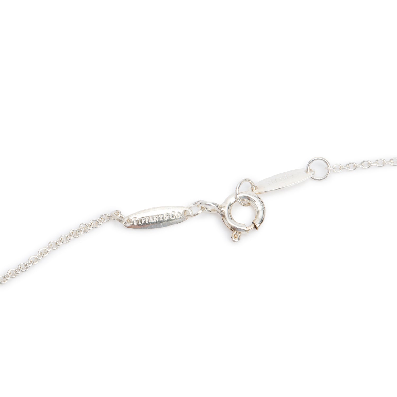 Tiffany & Co. Elsa Peretti Sterling Silver Small Alphabet Letter "K" Pendant Necklace