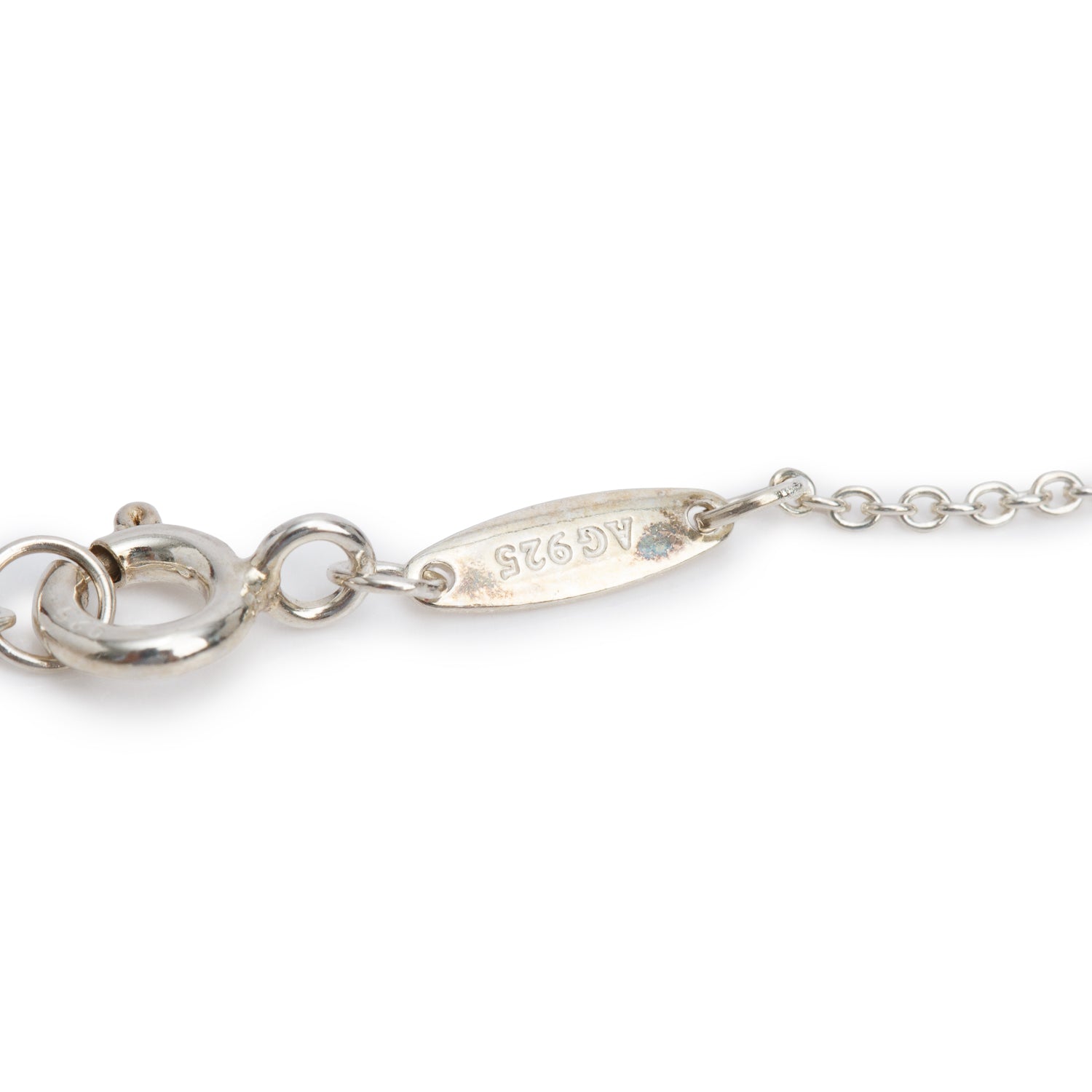 Tiffany & Co. Elsa Peretti Sterling Silver Small Alphabet Letter "K" Pendant Necklace