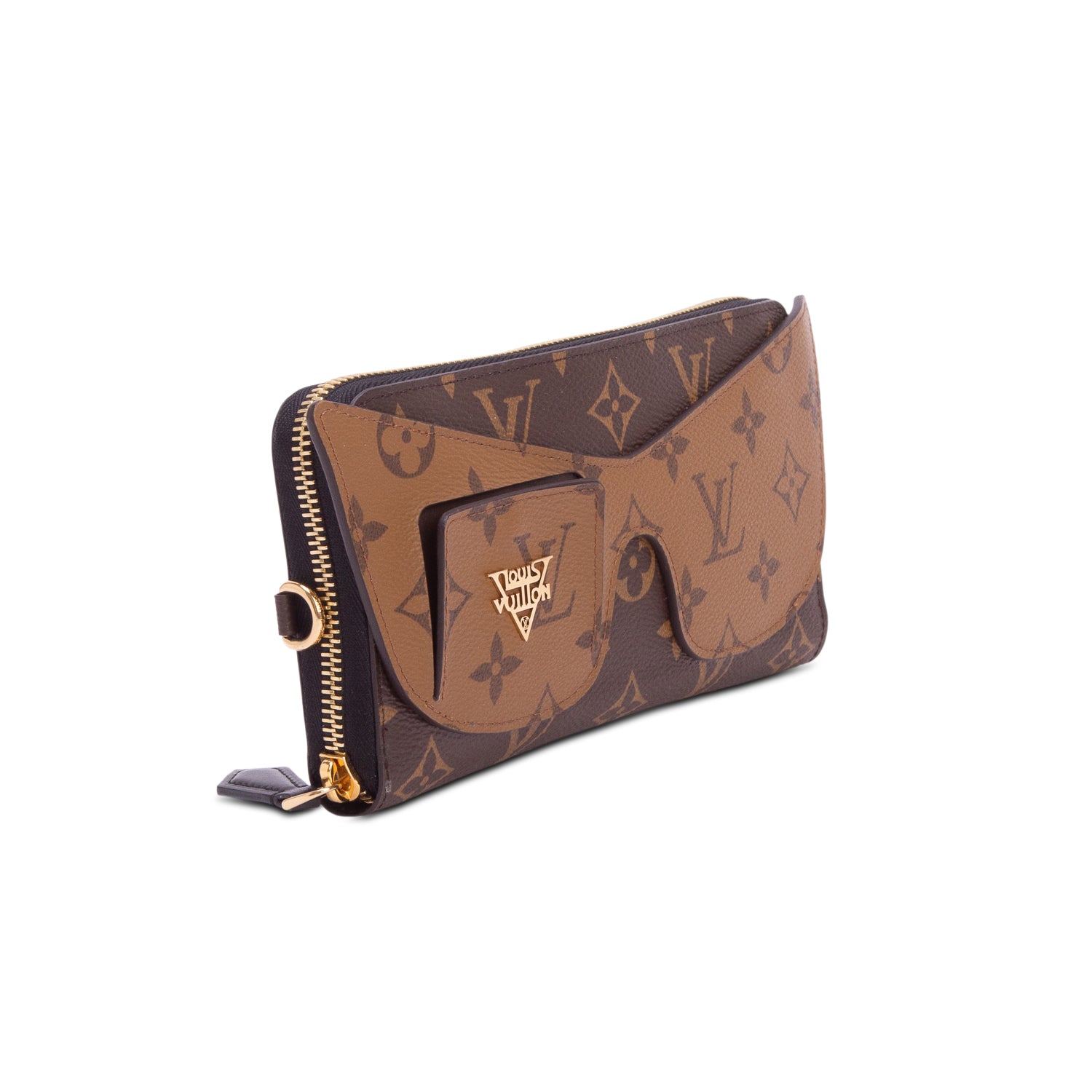 Louis Vuitton  Monogram Reverse Shades Zippy Wallet w/ Strap