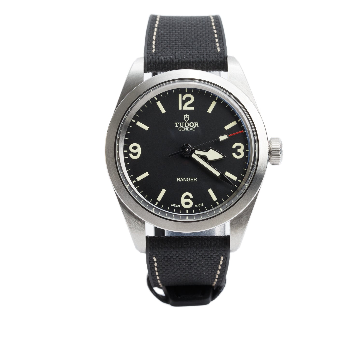Tudor 2024 Stainless Steel Ranger 39 MM Automatic Watch Black Dial 79950 w/ Box & Papers