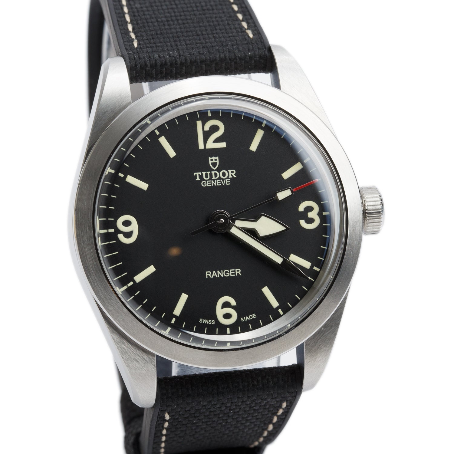 Tudor 2024 Stainless Steel Ranger 39 MM Automatic Watch Black Dial 79950 w/ Box & Papers