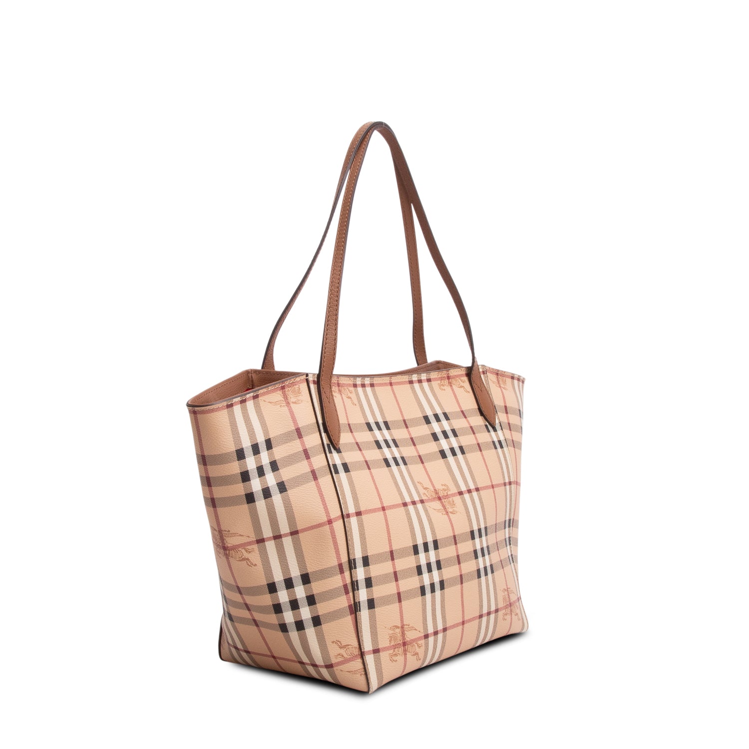 Burberry Beige Haymarket Check Canvas London Tote