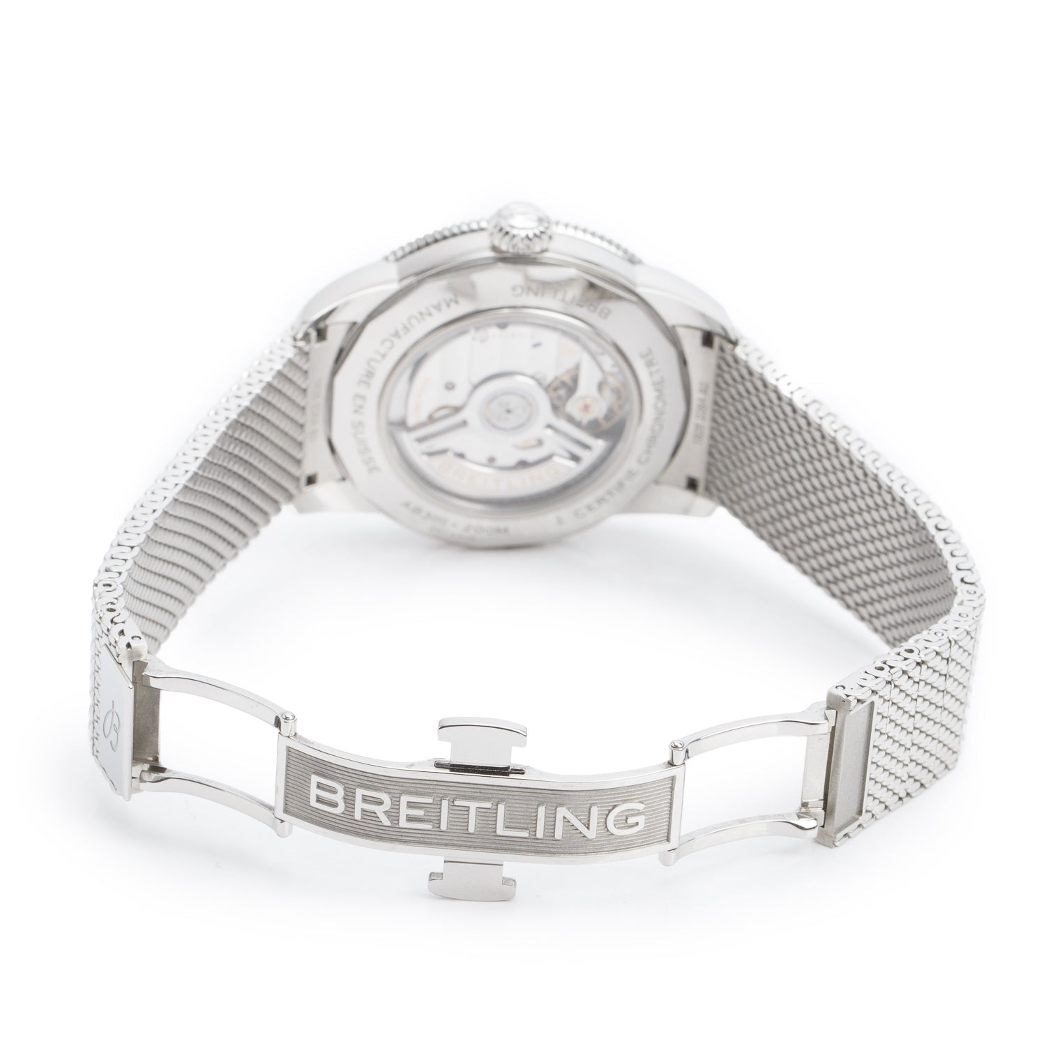 Breitling 2026 Stainless Steel Superocean Heritage B31 42 MM Automatic Watch Blue Dial AB3111 w/ Box & Papers