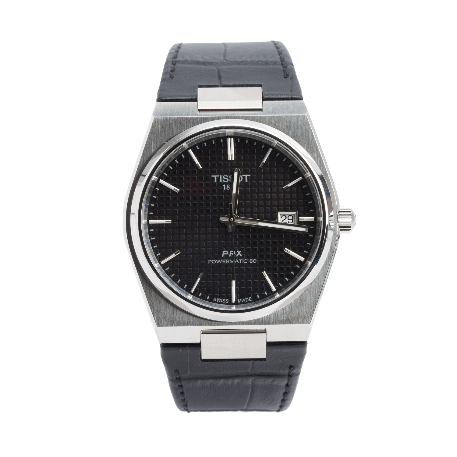 Tissot Stainless Steel PRX 40 MM Automatic Watch Black Dial w/ Box