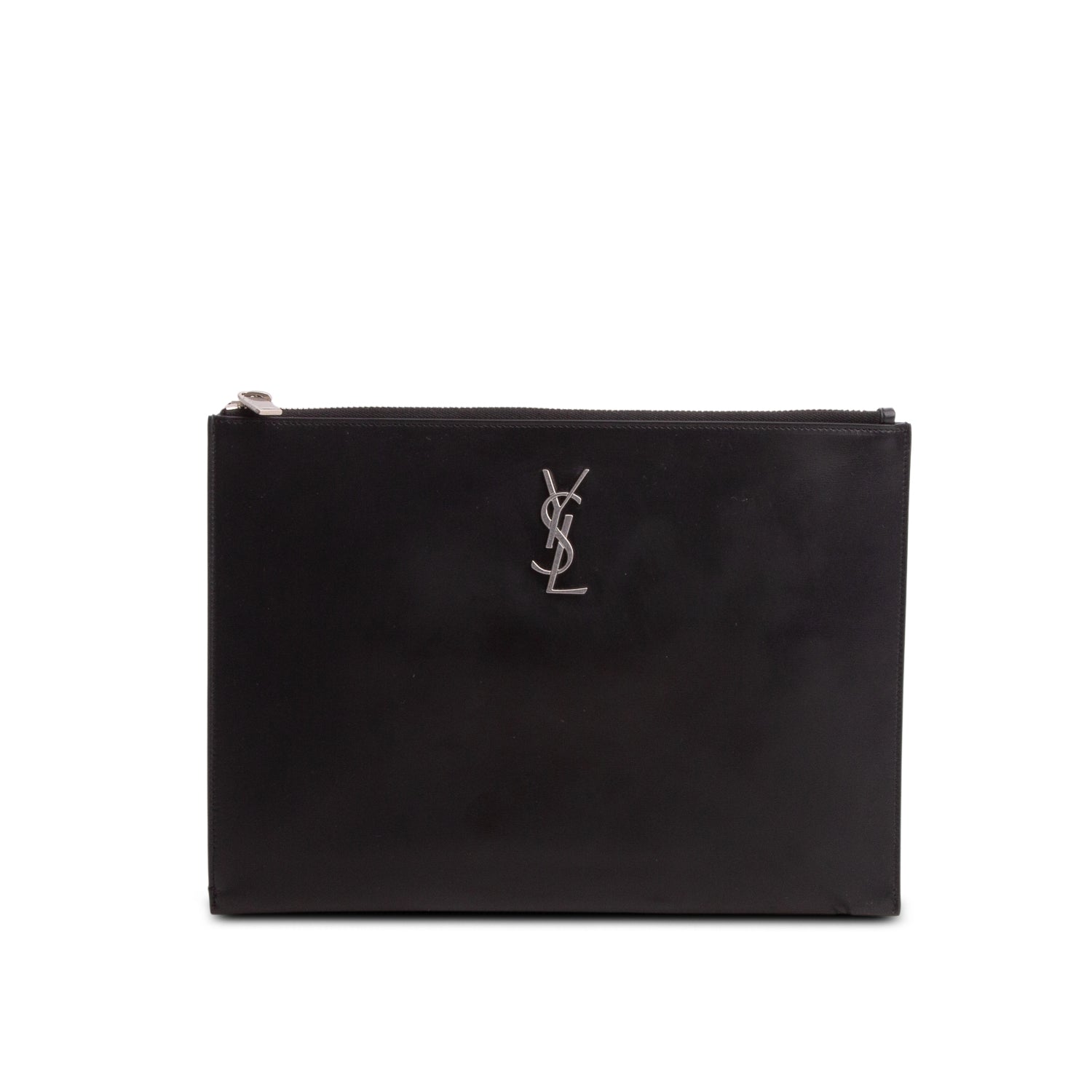 Saint Laurent 2020 Black Calfskin Ipad Holder w/ Box