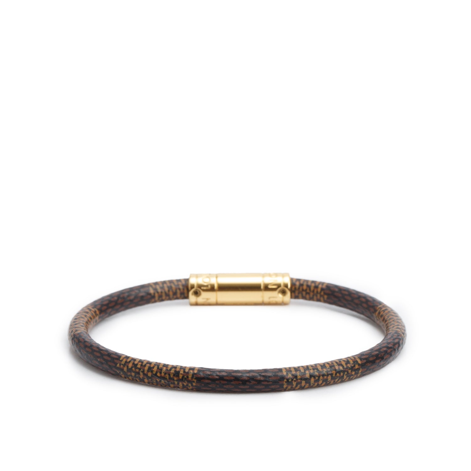 Louis Vuitton Damier Ebene Keep It Bracelet w/ Box