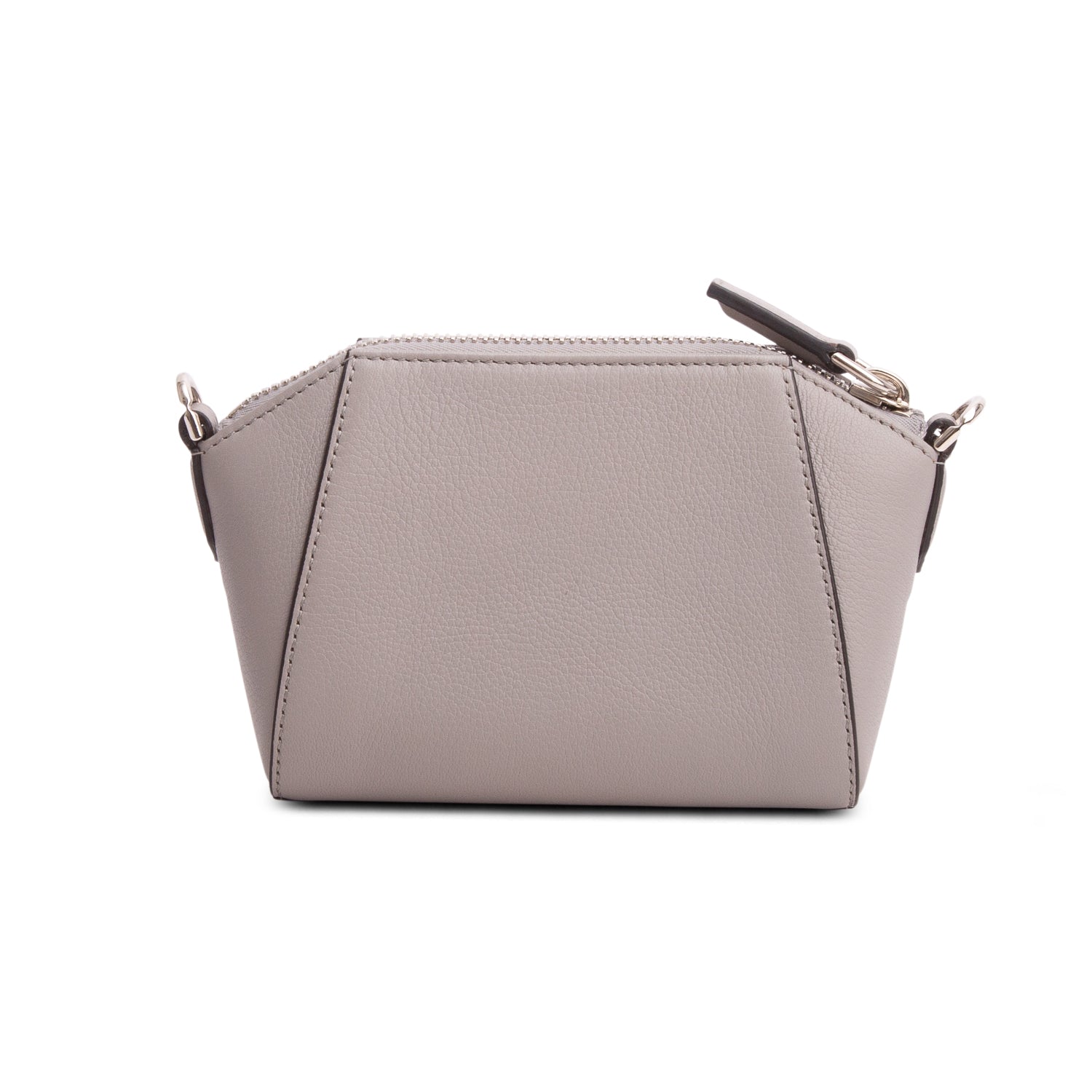 Givenchy 2020 Grey Sugar Goatskin Leather Nano Antigona Crossbody Bag