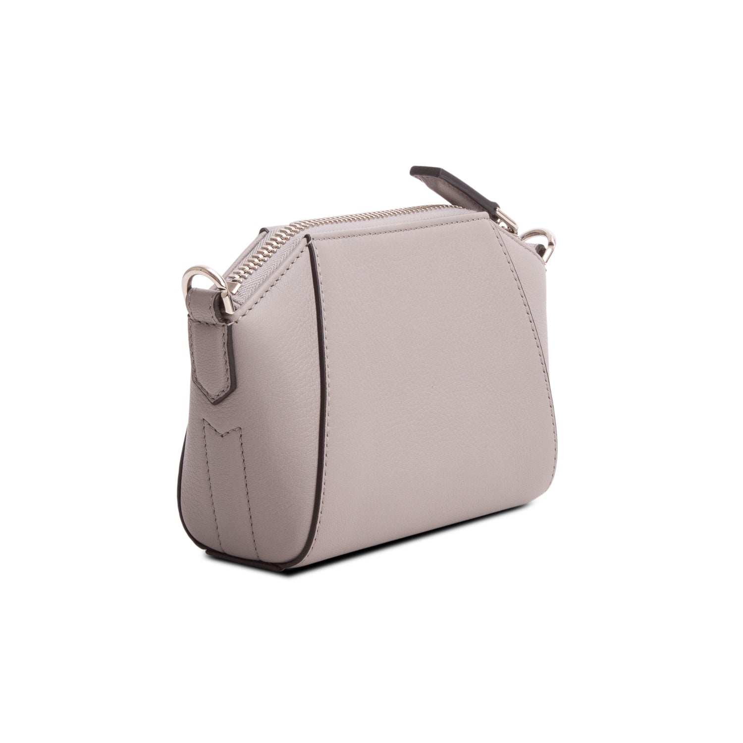 Givenchy 2020 Grey Sugar Goatskin Leather Nano Antigona Crossbody Bag