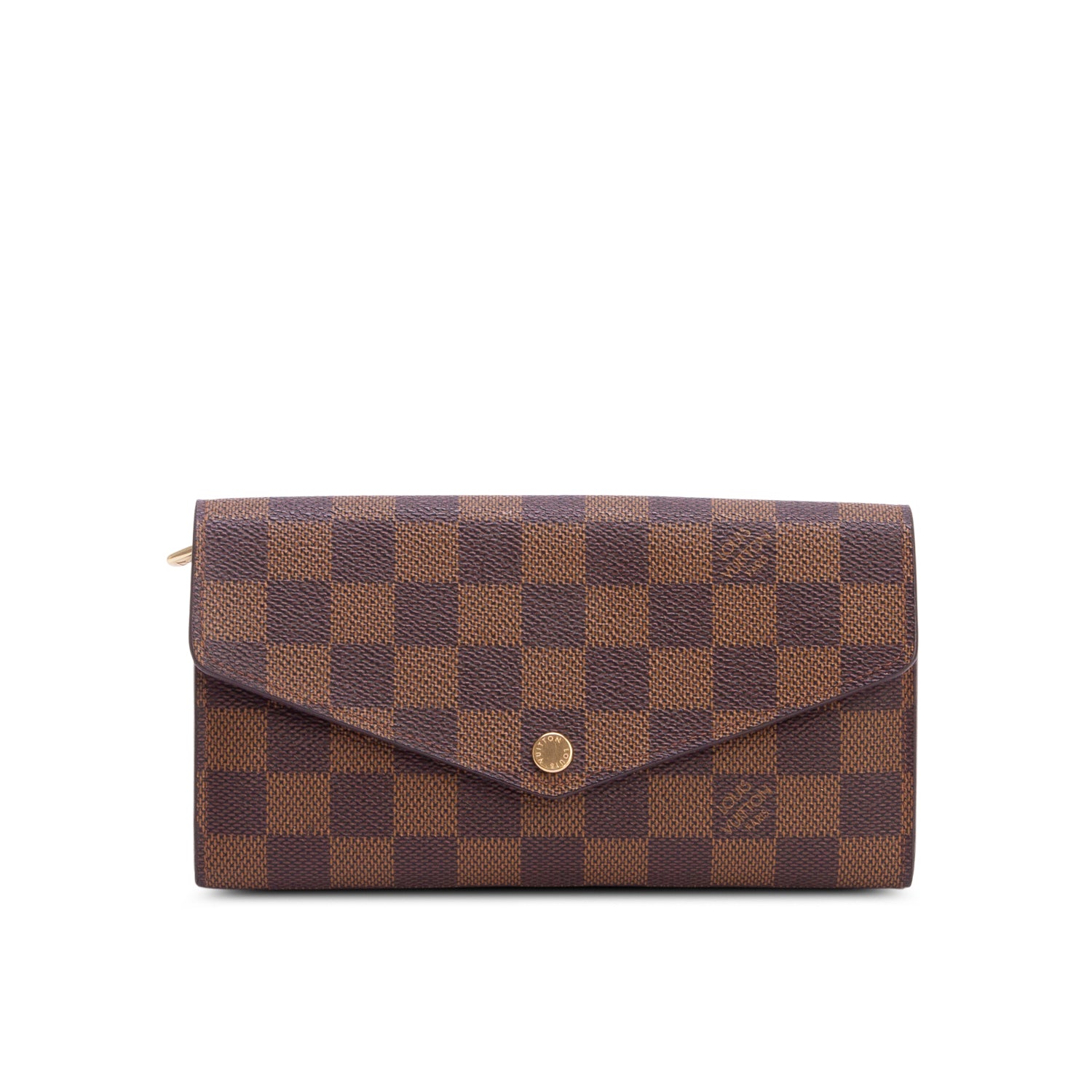 Louis Vuitton Damier Ebene Sarah Wallet w/ Box