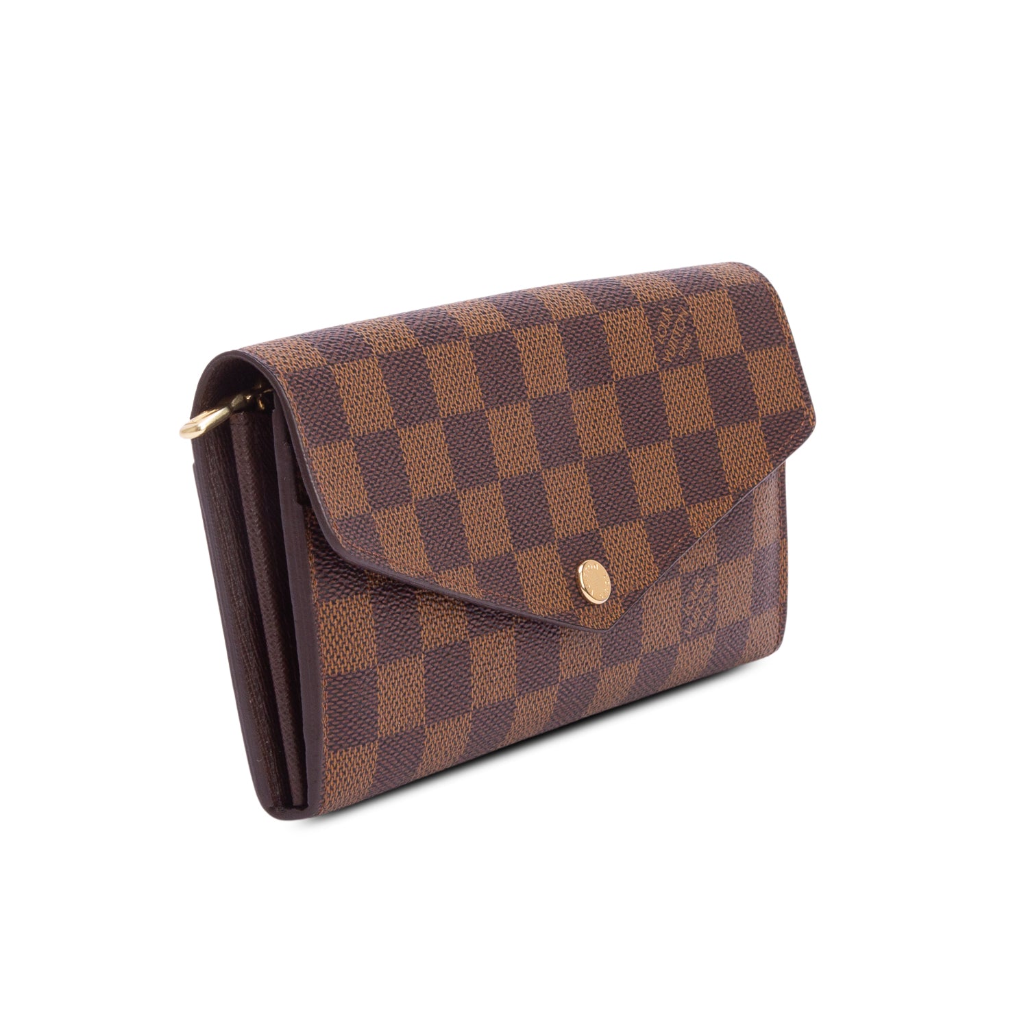Louis Vuitton Damier Ebene Sarah Wallet w/ Box