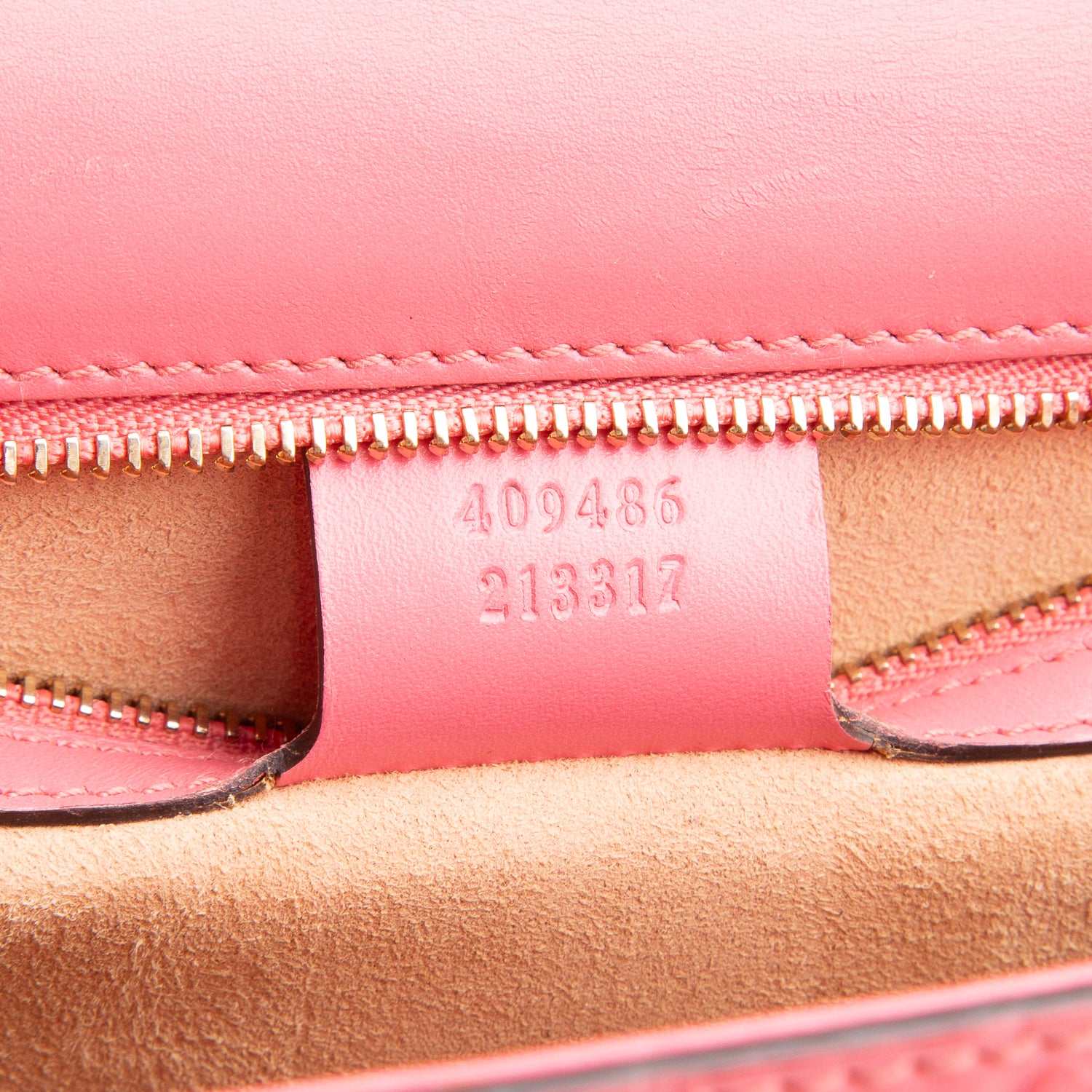 Gucci Pink GG Signature Leather Medium Padlock Shoulder Bag