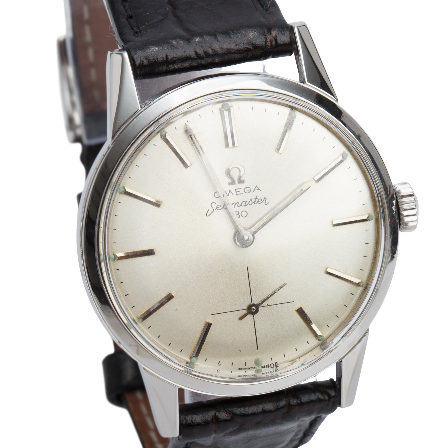 Omega Vintage Stainless Steel Seamaster 30 34 MM Manual Watch 125.003-62