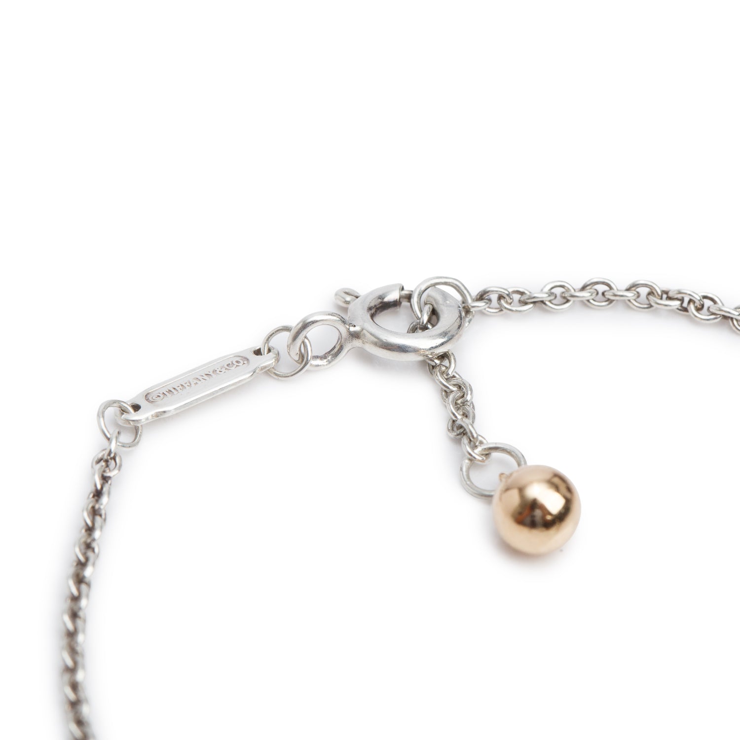 Tiffany & Co. Sterling Silver & 18k Rose Gold Love Bugs Butterfly Station Bracelet