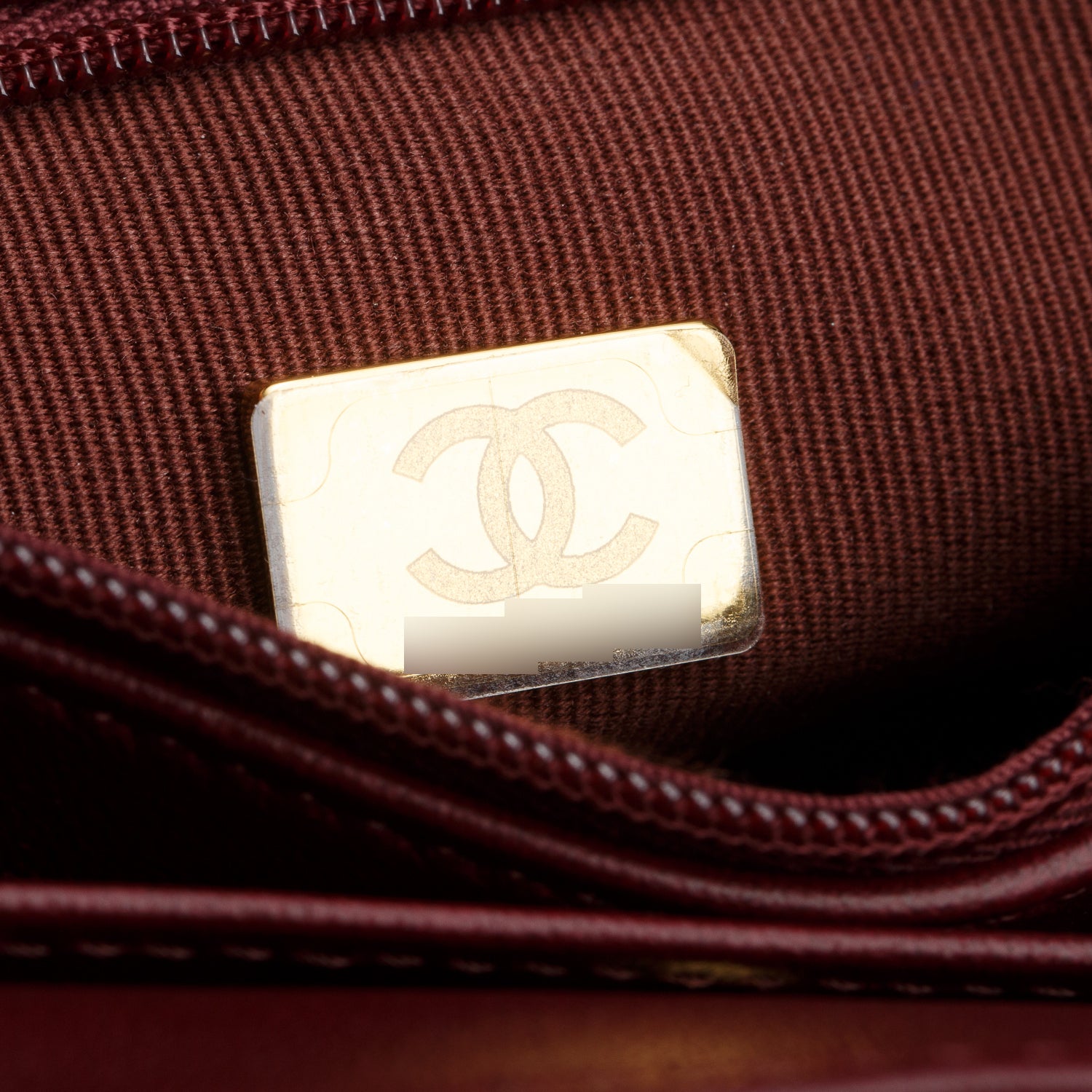 Chanel Burgundy Shiny Aged Calfskin Quilted Nano Kelly Shopper w/ Box