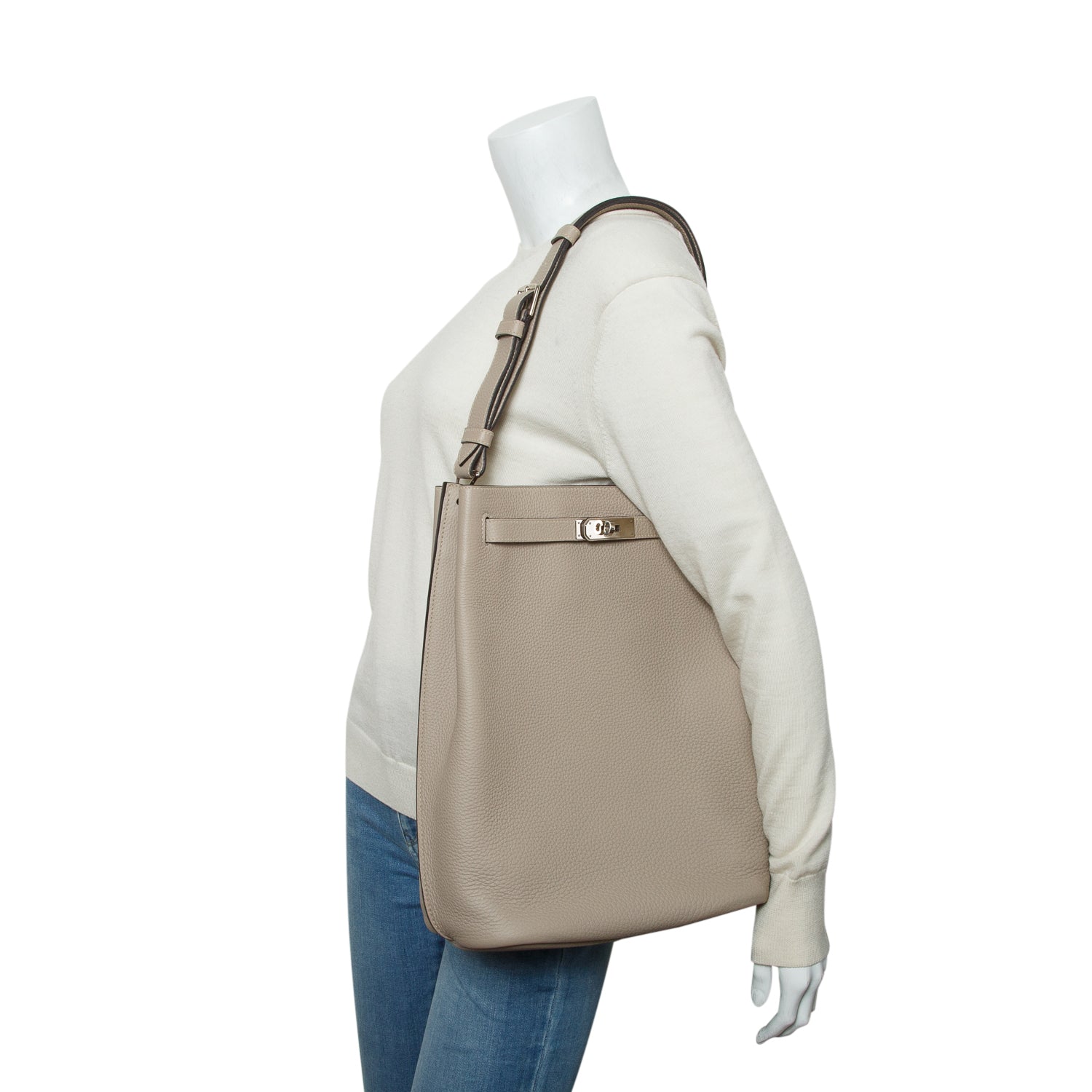Hermes Tourterelle Togo So Kelly 26 w/ Box & Receipt