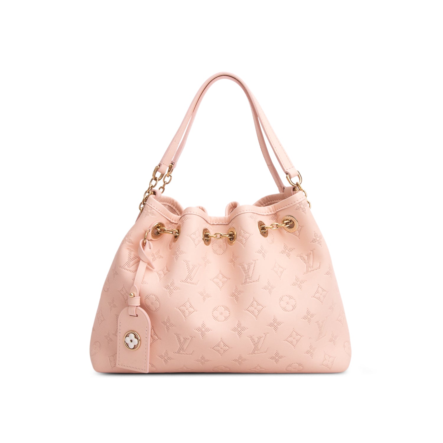 Louis Vuitton Pink Embossed Monogram LV Bundle w/ Pouch & Strap