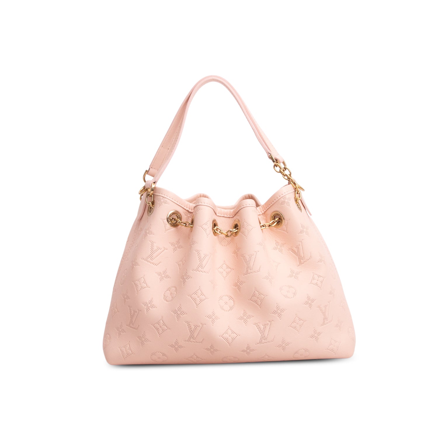 Louis Vuitton Pink Embossed Monogram LV Bundle w/ Pouch & Strap