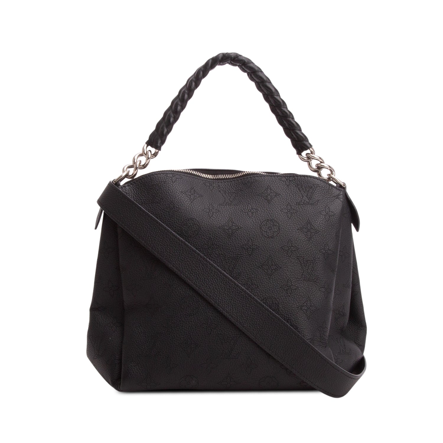 Louis Vuitton Black Mahina Babylone Chain BB w/ Strap