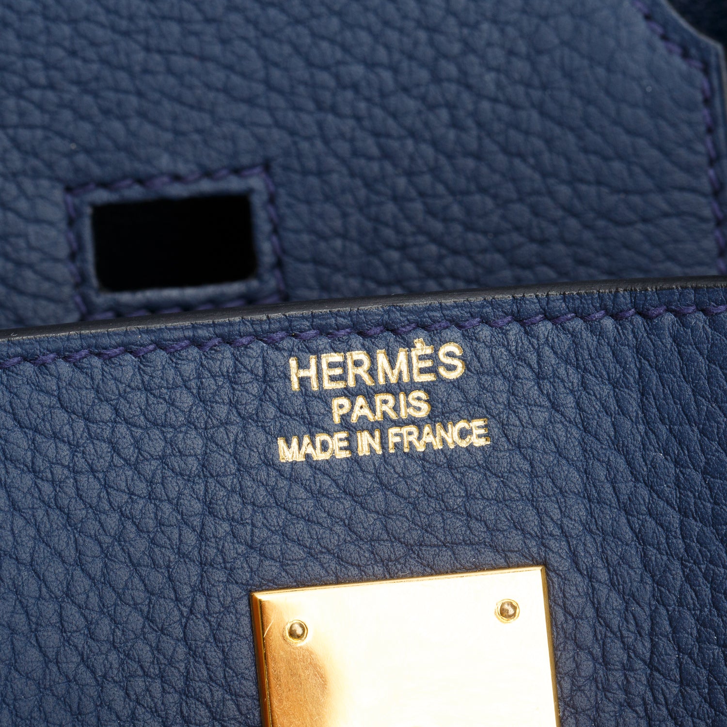 Hermes Bleu de Prusse Clemence Birkin 40
