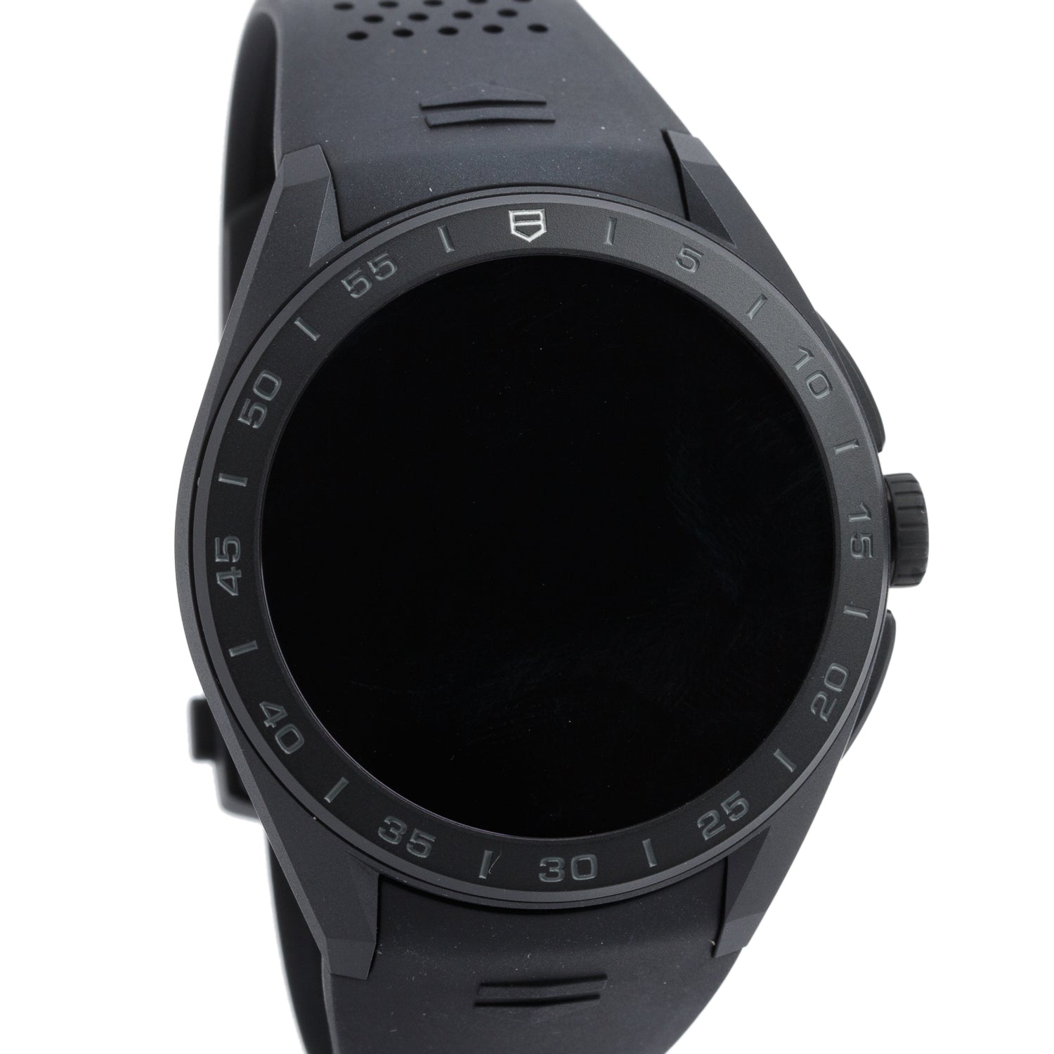Tag Heuer 2025 Black DLC Titanium Connected Calibre E5 45 MM Digital Smart Watch SBT8A80.BT6293 w/ Box, Papers & Charger